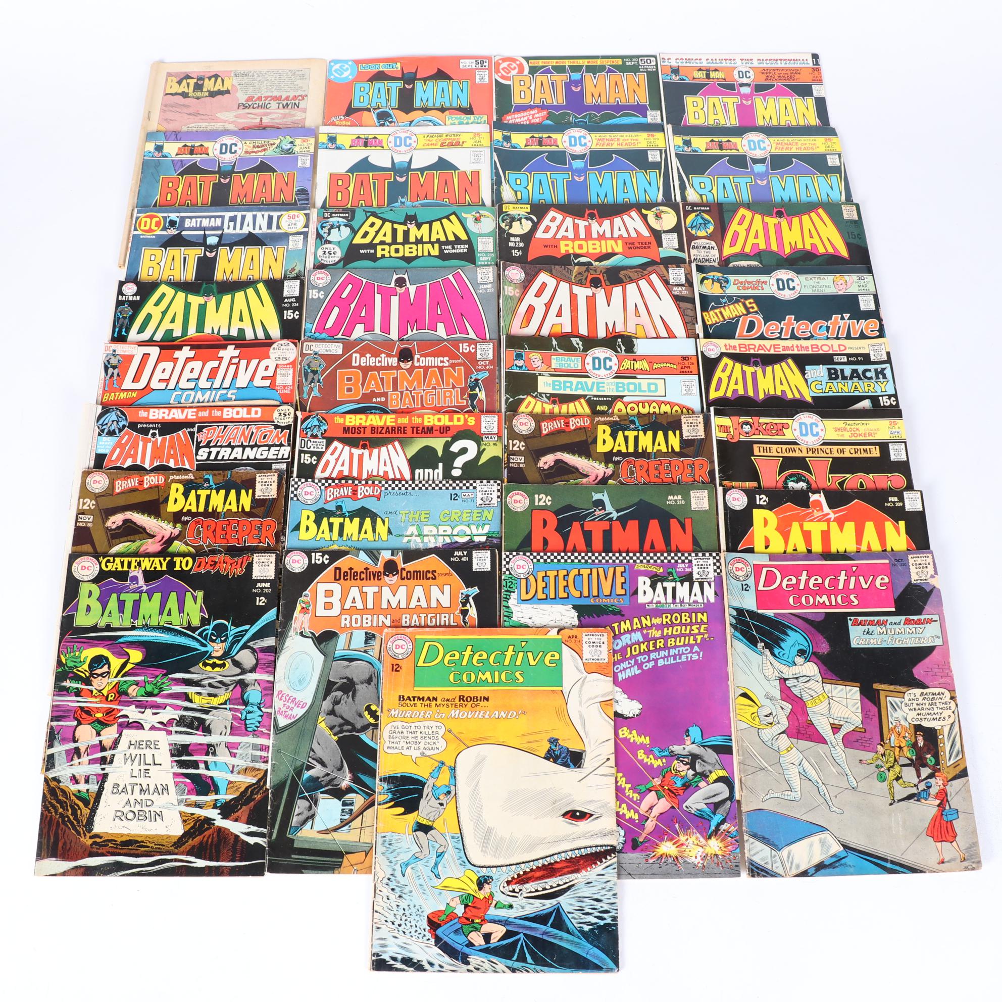 DC Comics Batman Collection With "Detective Comics," "Batman" and More