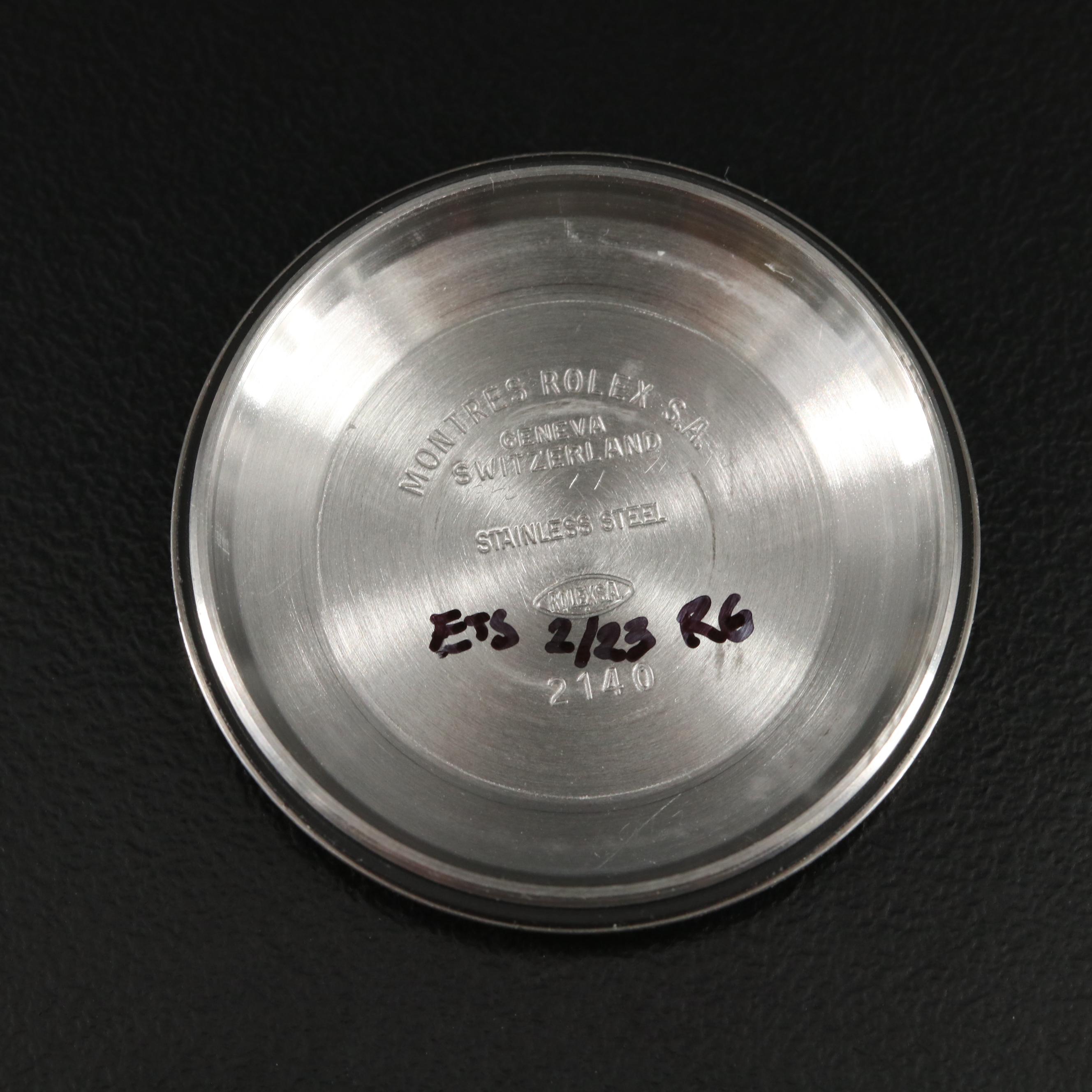 Rolex Air-King Steel Black Dial 34MM Automatic Watch