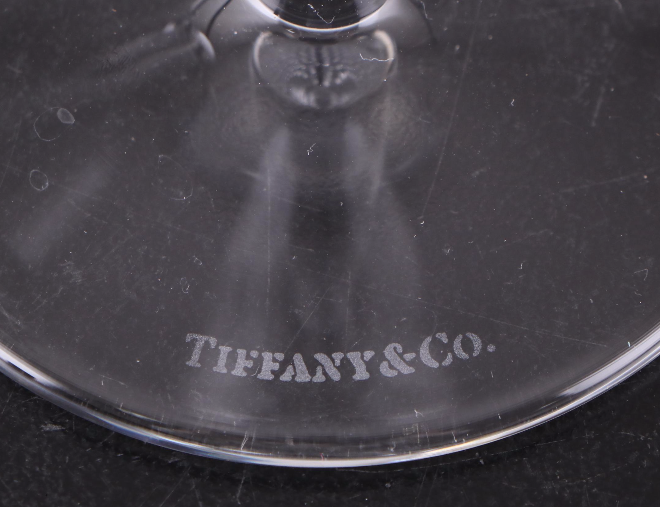 Tiffany & Co. "Classic Home Essentials" Crystal Champagne Flutes