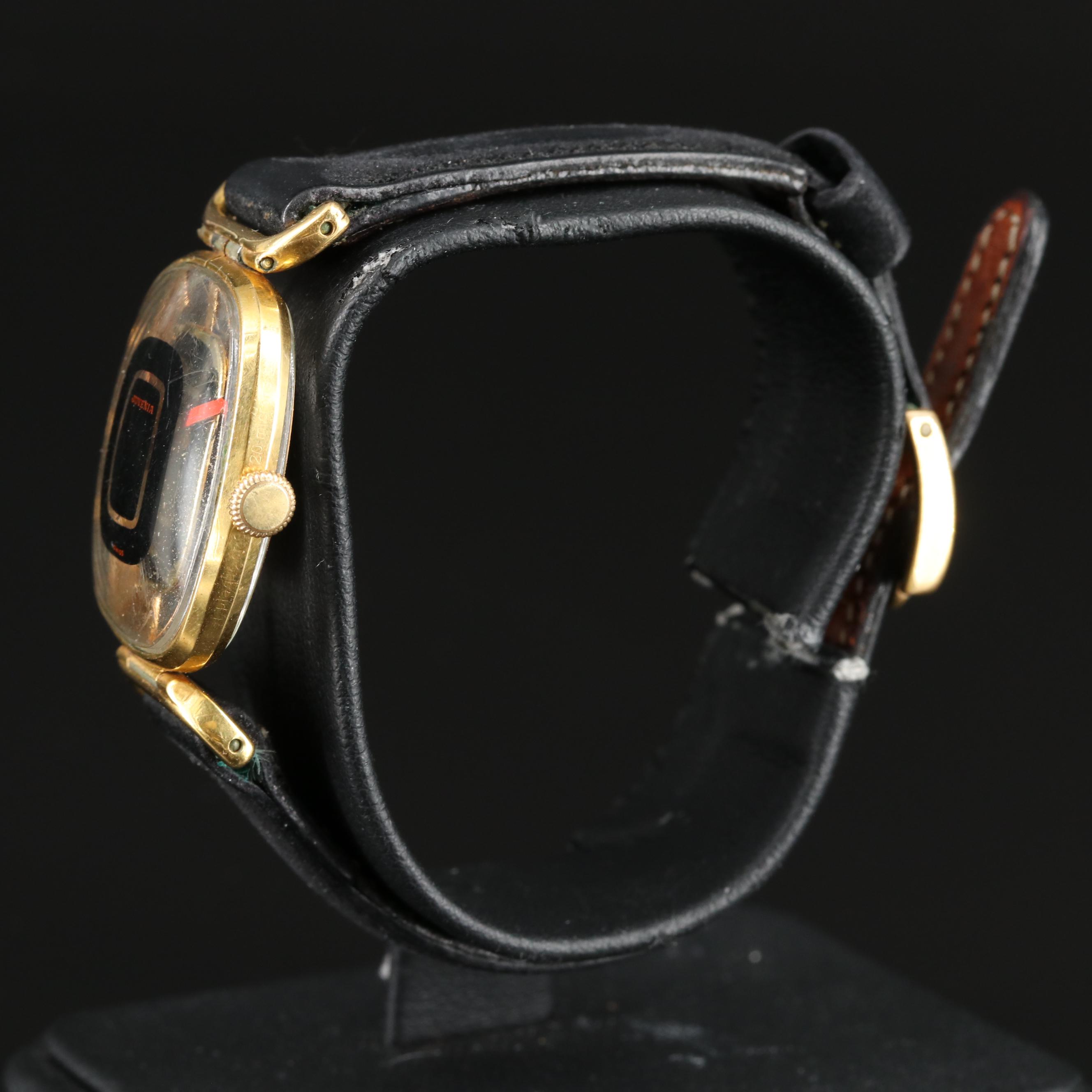 Vintage Juvenia Mystery Dial Manual Wind Watch