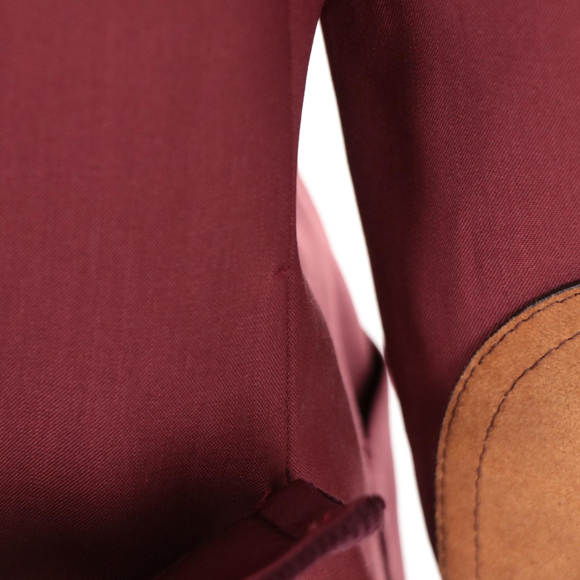 Prada Wool Two-Button Pantsuit with Suede Elbow Patches and Corduroy Trim