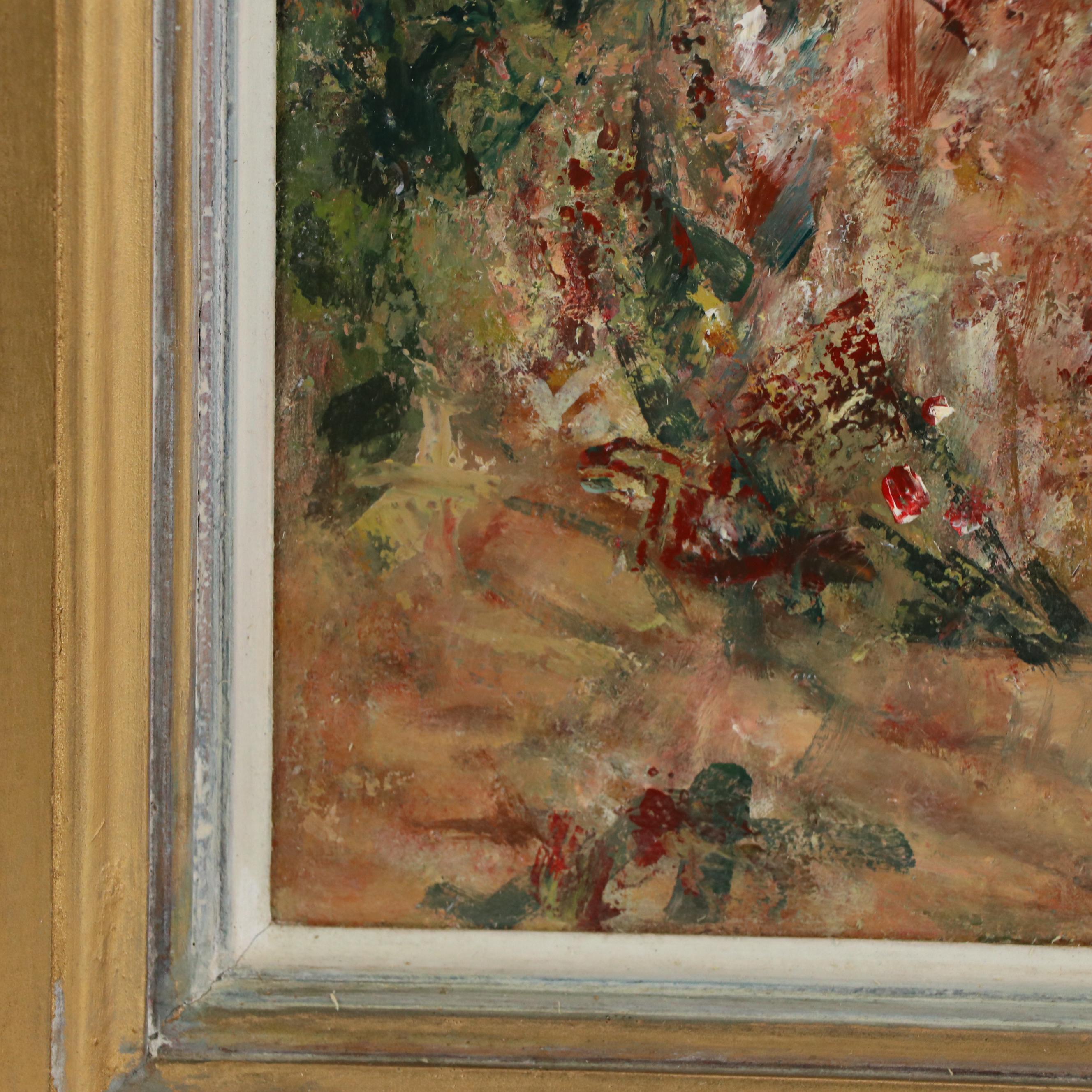 Impressionist Oil Portrait Painting of a Child