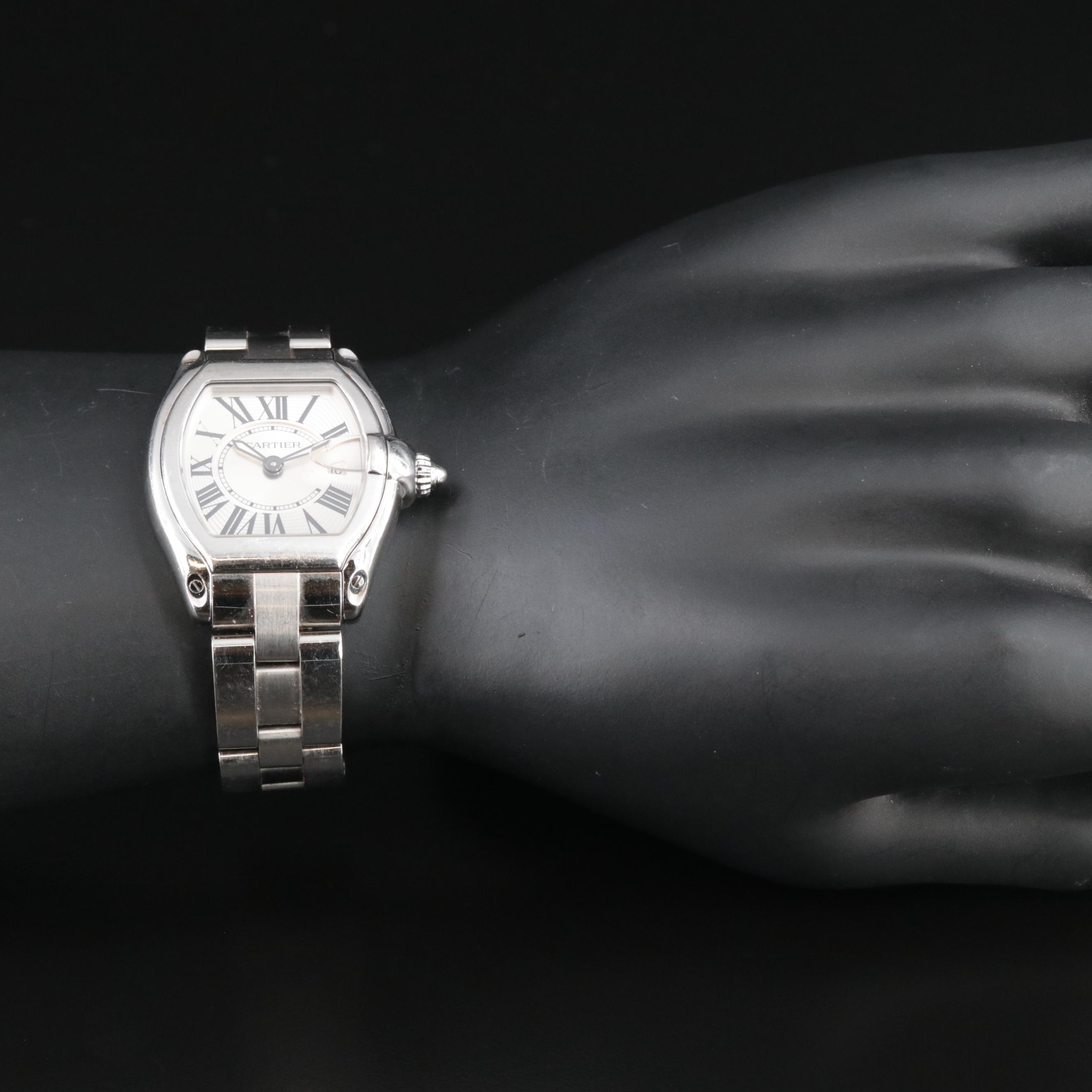 Cartier Roadster Stainless Steel Quartz Watch