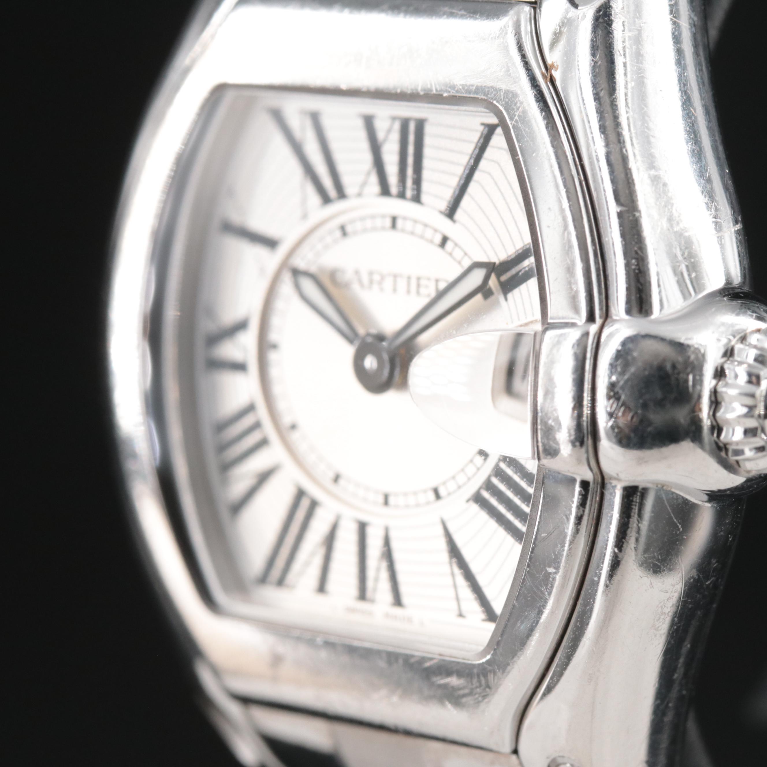 Cartier Roadster Stainless Steel Quartz Watch