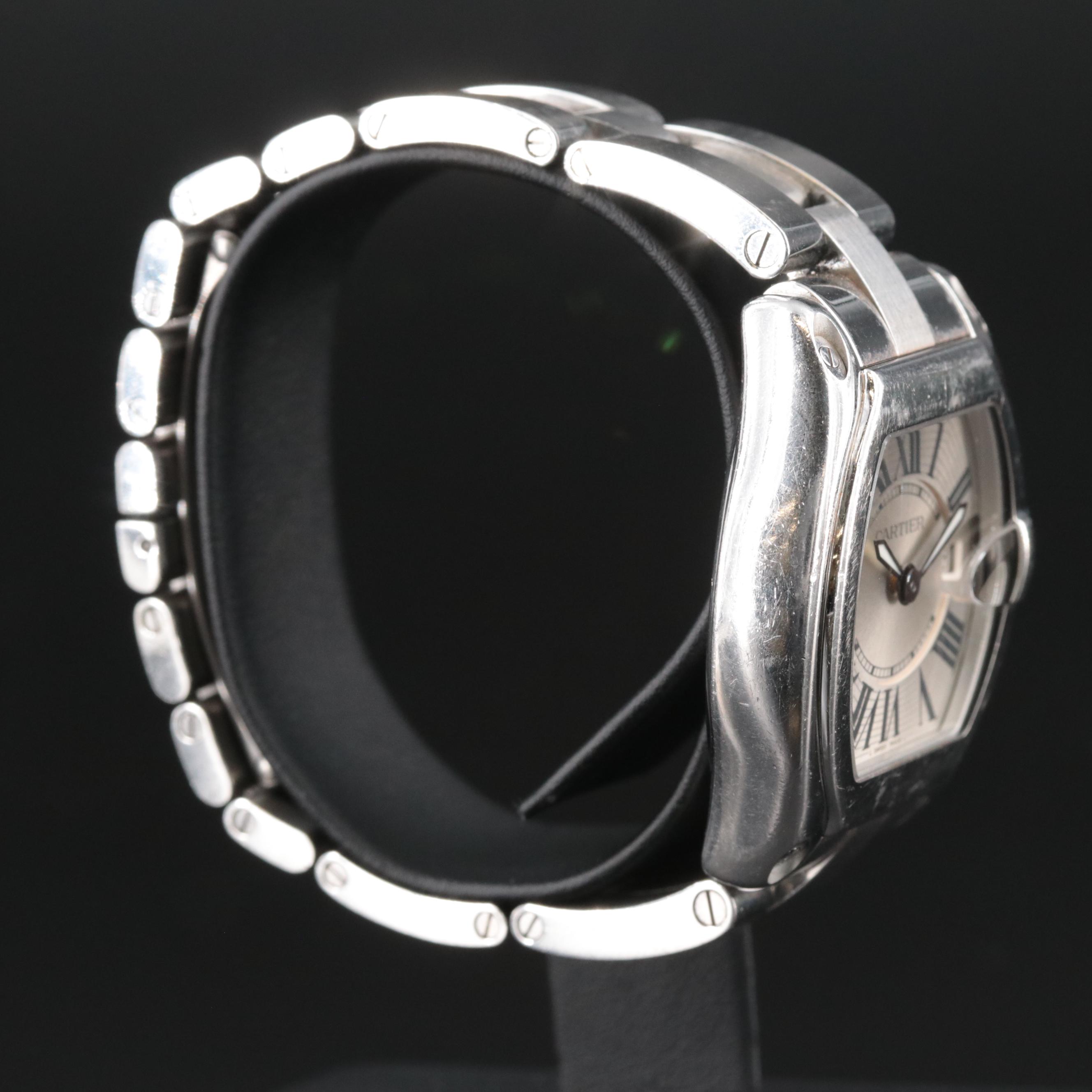 Cartier Roadster Stainless Steel Quartz Watch