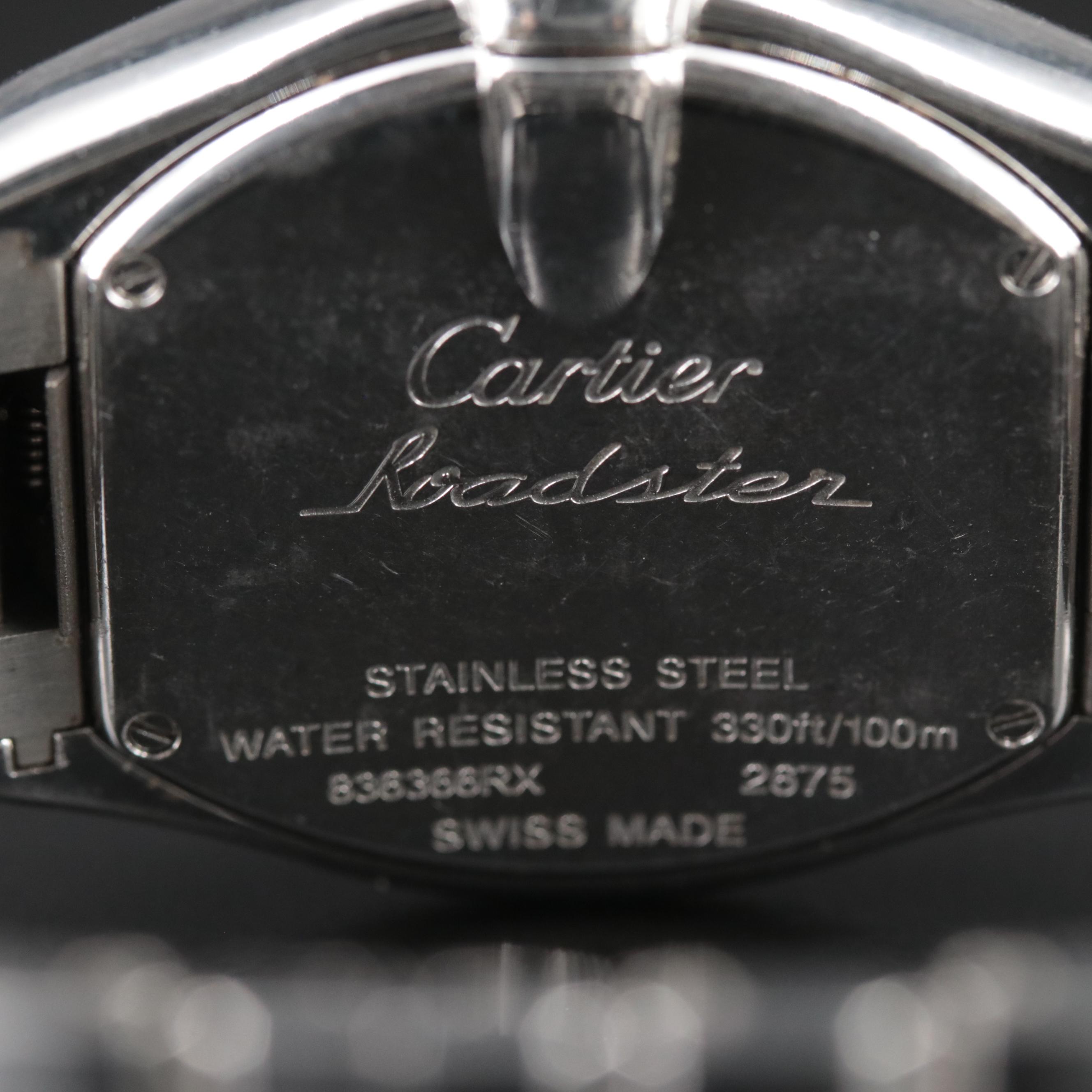 Cartier Roadster Stainless Steel Quartz Watch