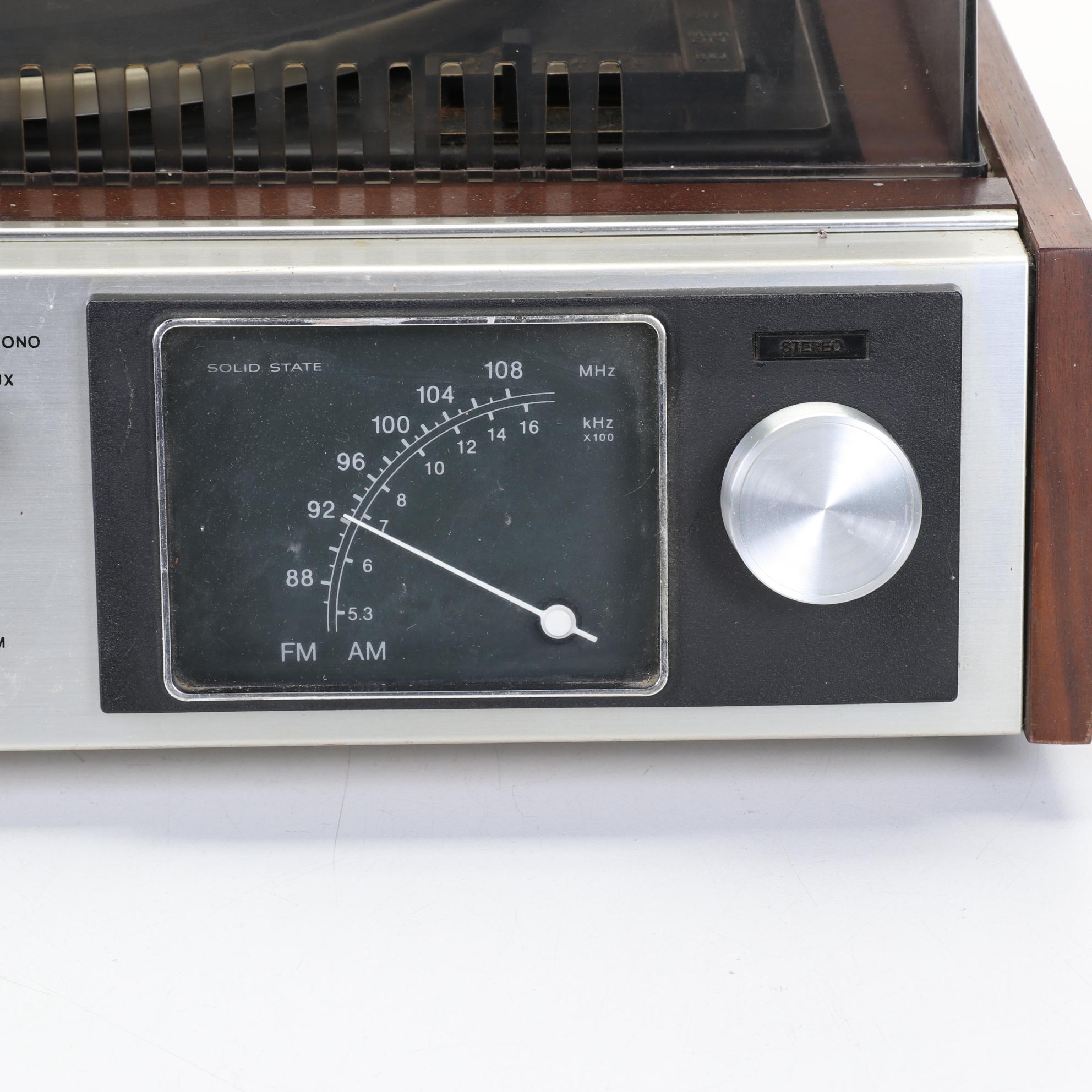 Sony HP-188 Record Player and AM/FM Radio, Late 20th Century