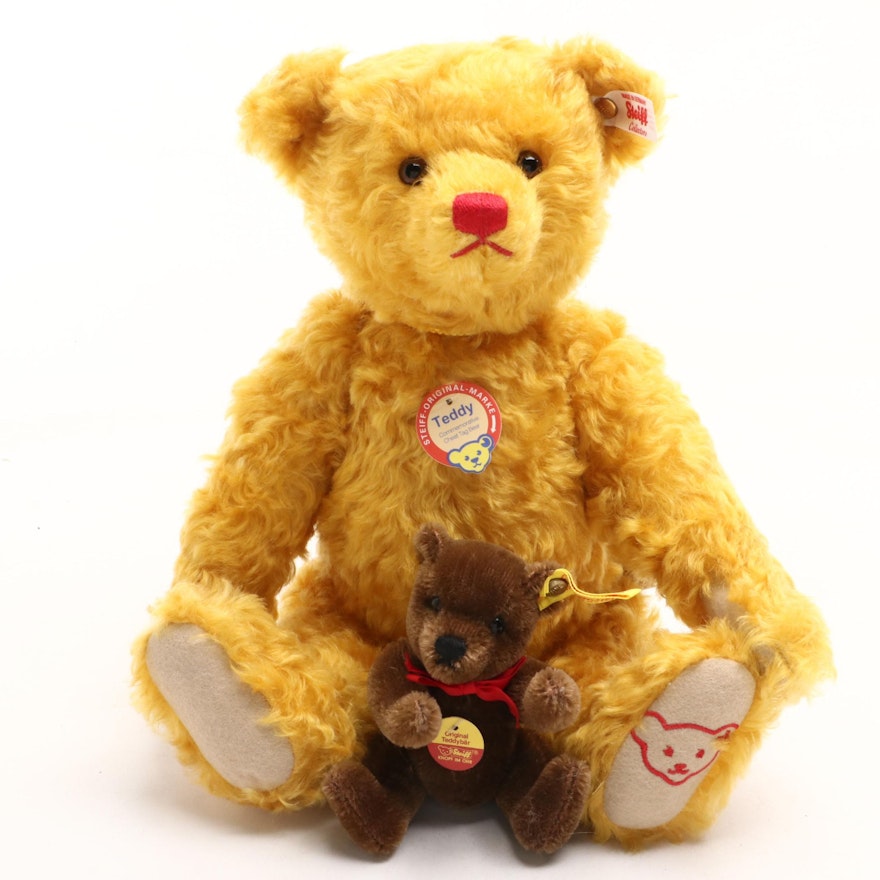 Steiff Commemorative "Teddy" and "Original Teddy Bear" Stuffed Bears