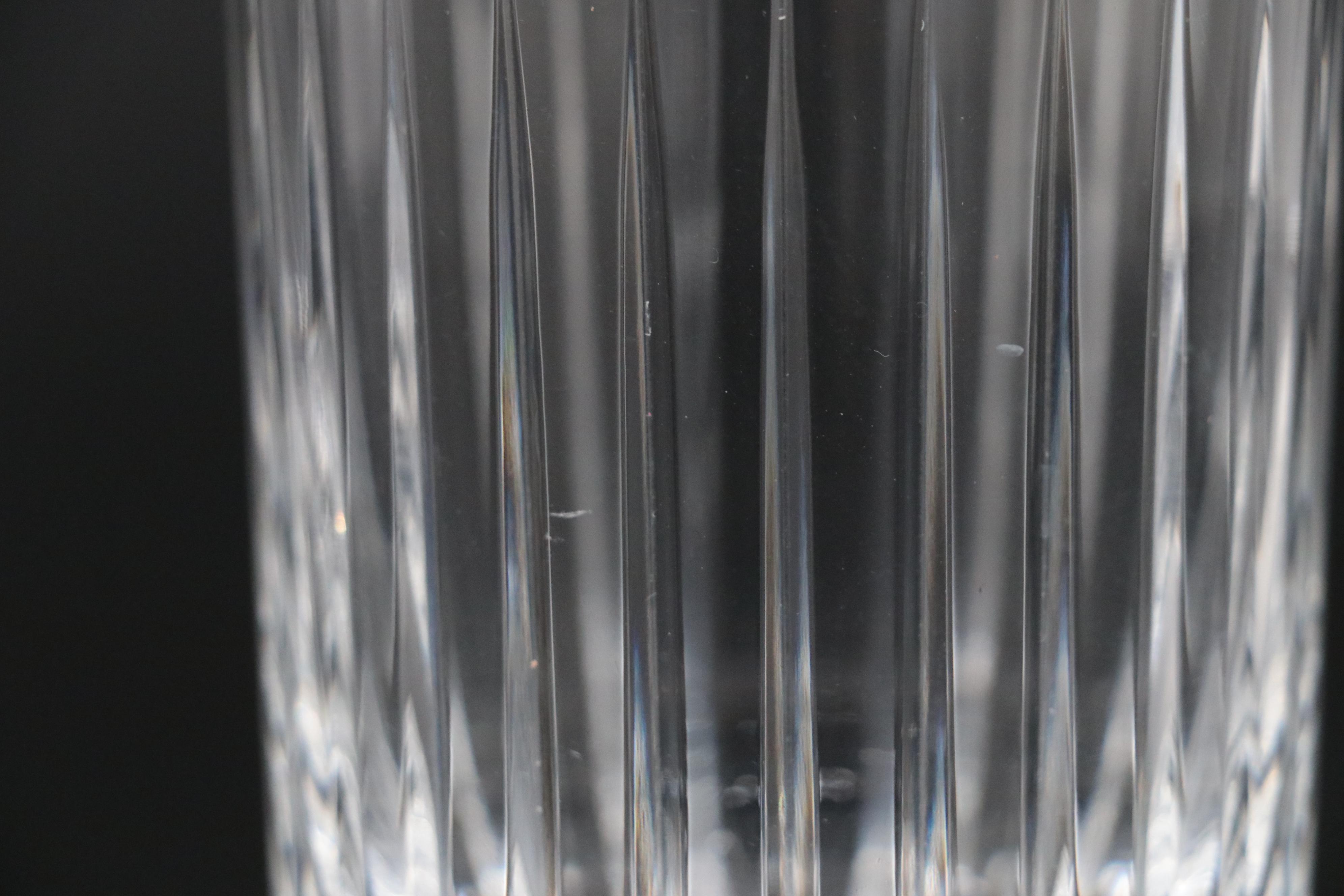 Baccarat "Harmonie" Crystal Double Old Fashioned Glasses, Late 20th C.