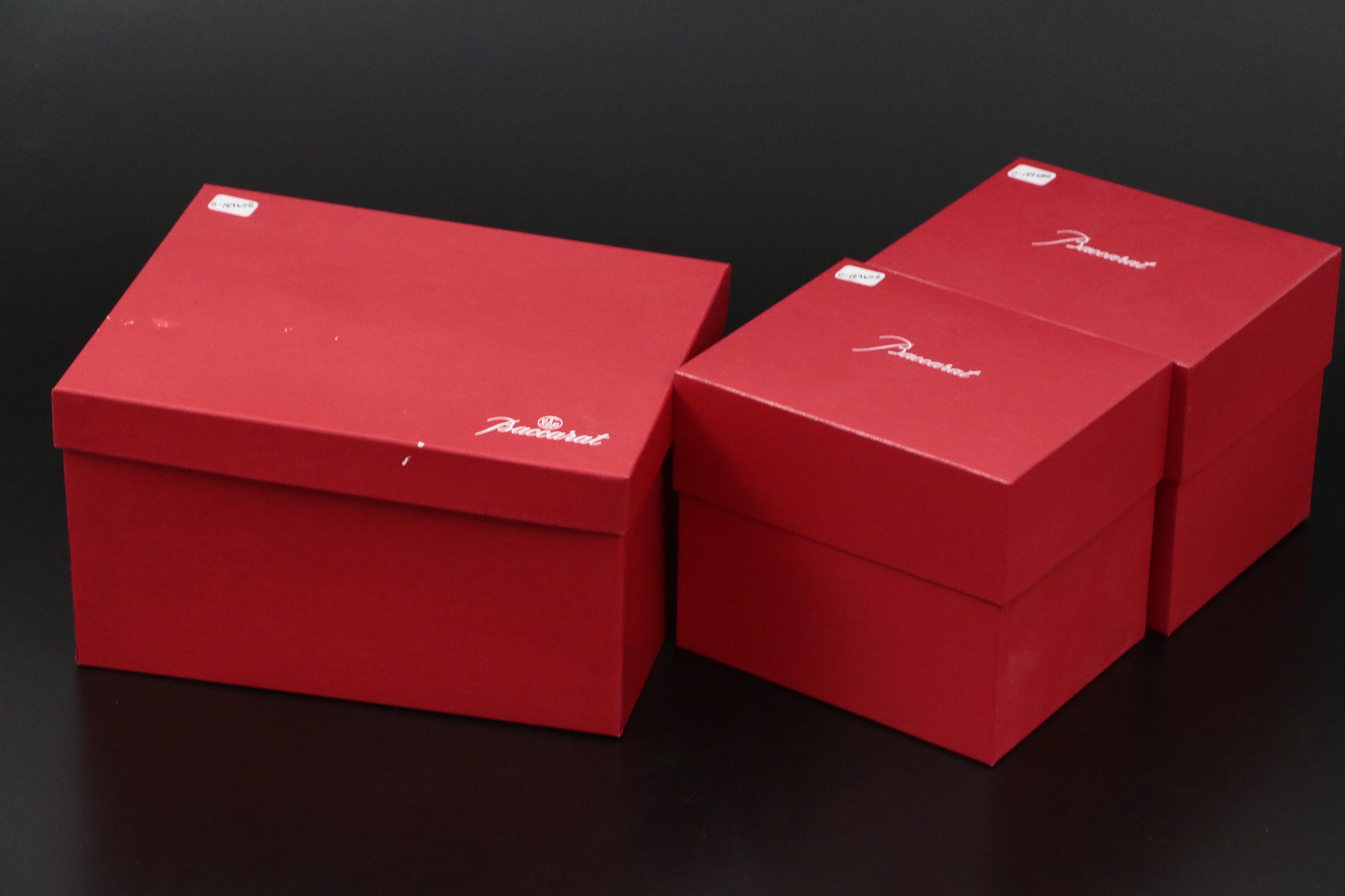 Baccarat "Harmonie" Crystal Double Old Fashioned Glasses, Late 20th C.