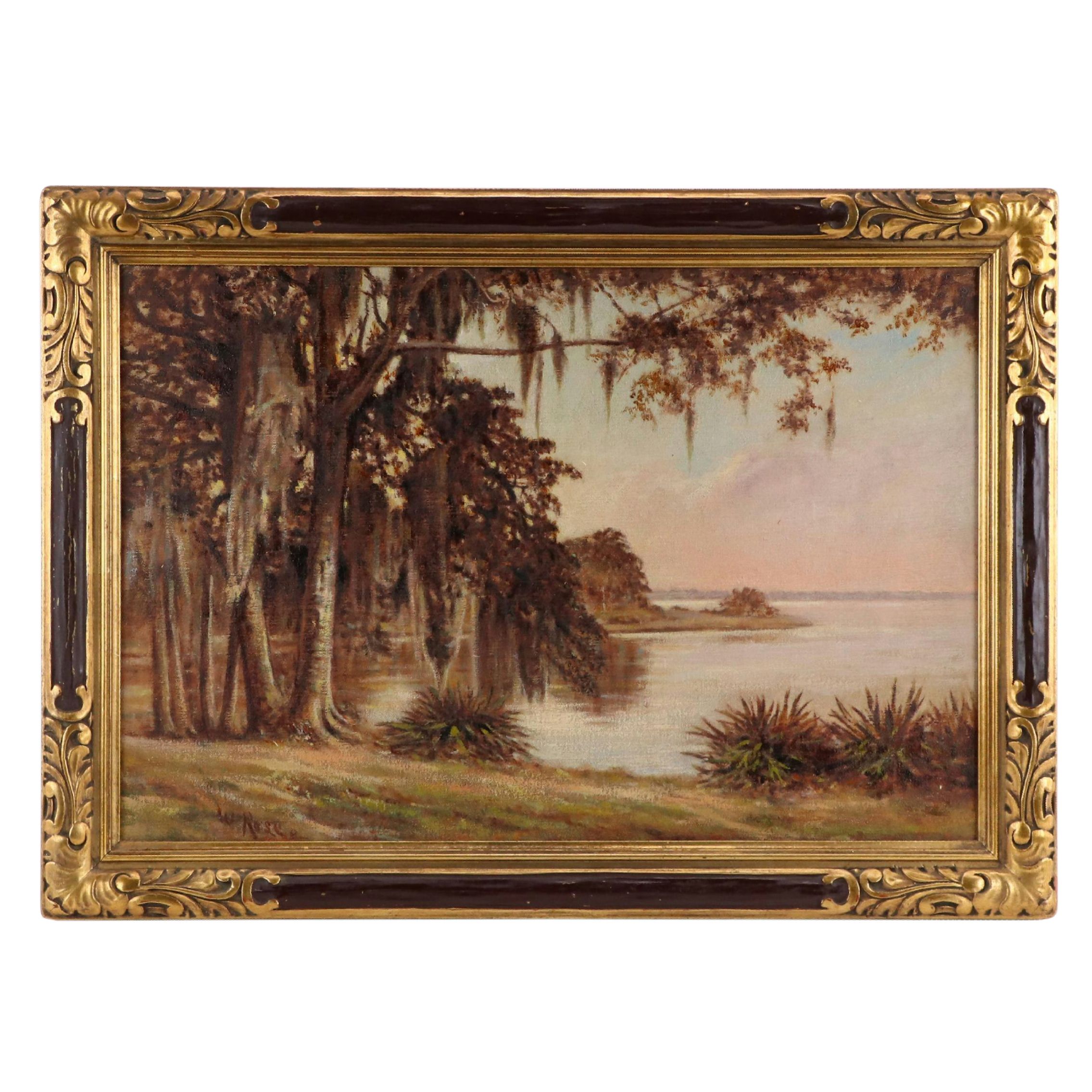 William S. Rose, Sr. Southern Landscape Painting, Early 20th Century