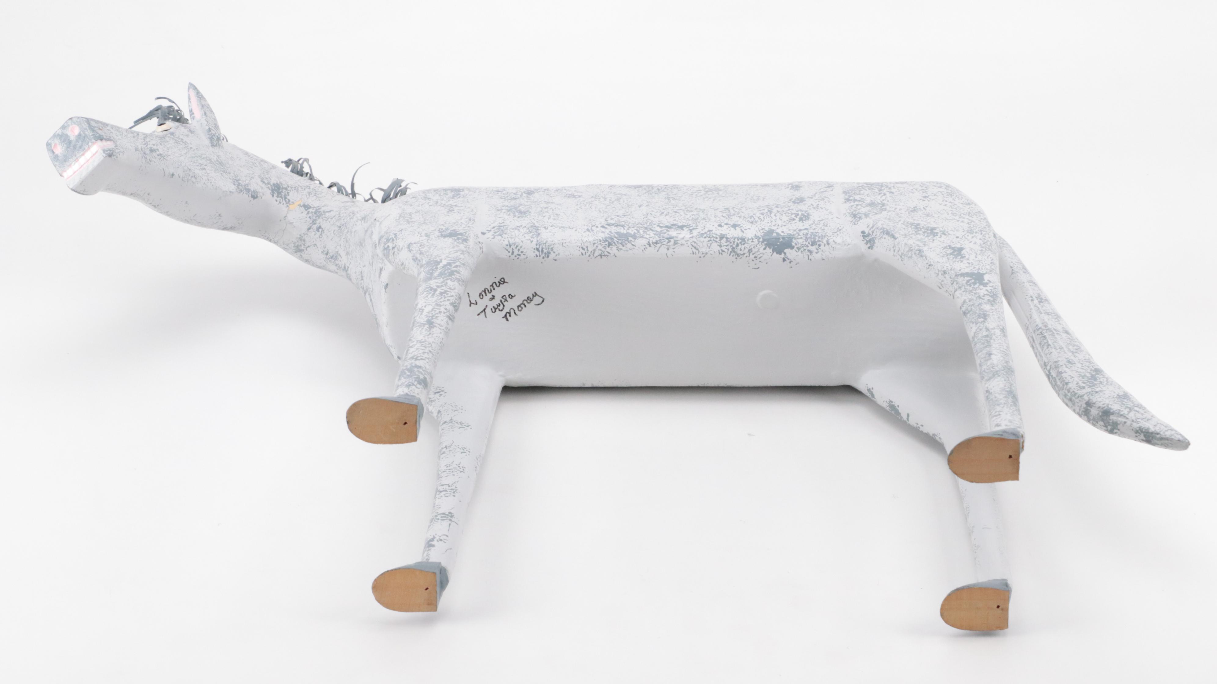 Lonnie and Twyla Money American Folk Art Carved and Painted Wooden Horse