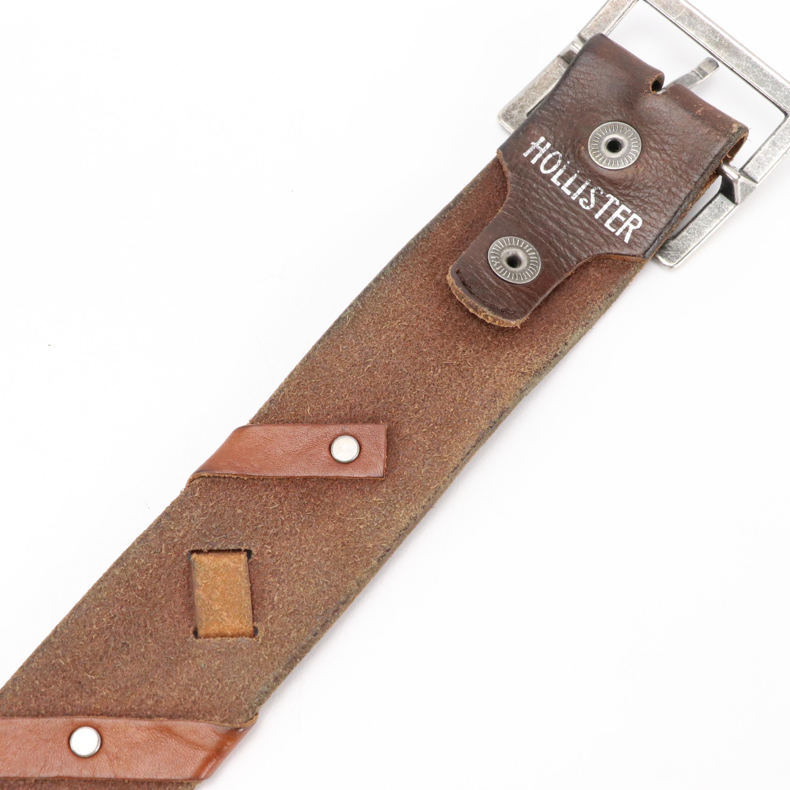 Hollister Studded Belt and Other Grommet Embellished Leather Belt