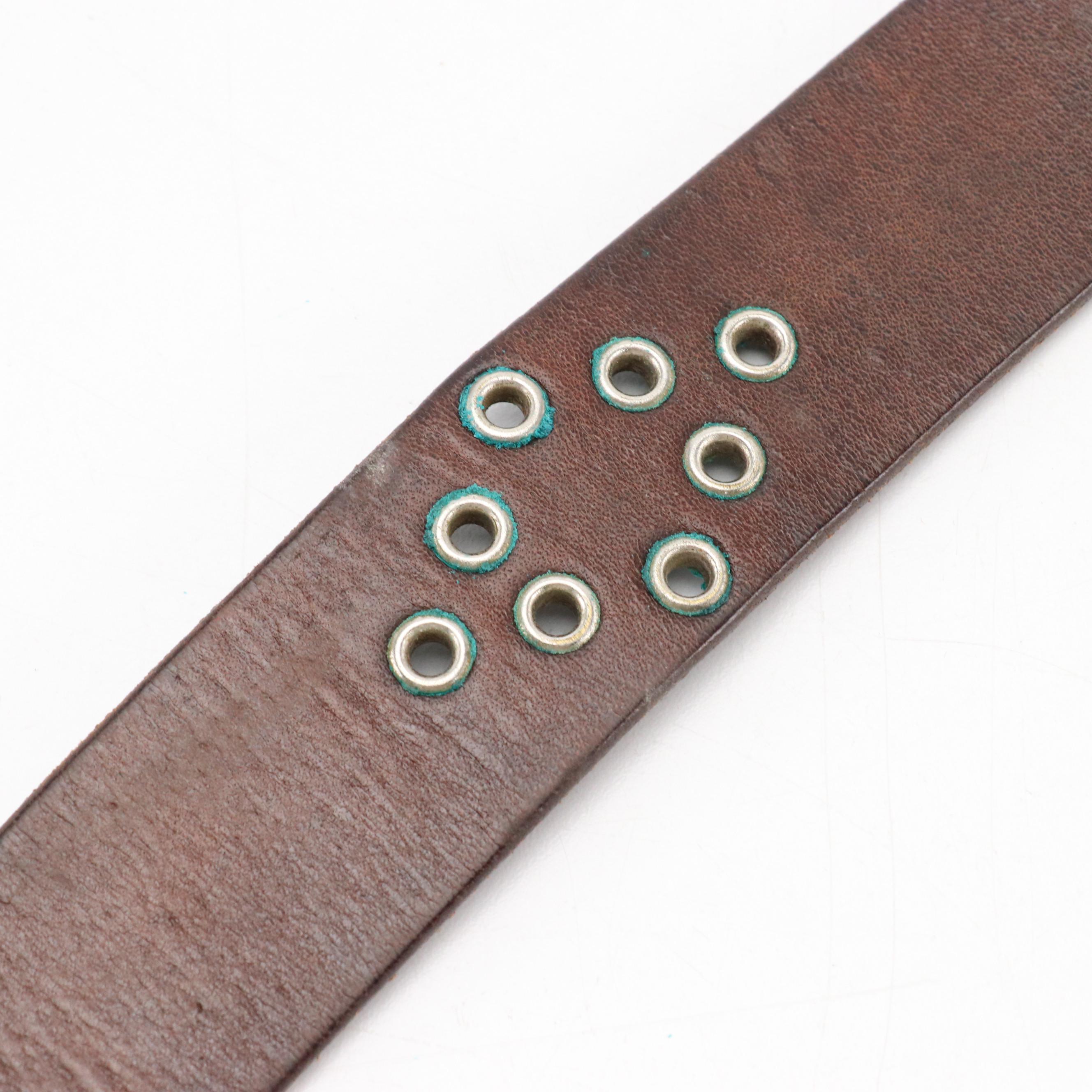 Hollister Studded Belt and Other Grommet Embellished Leather Belt