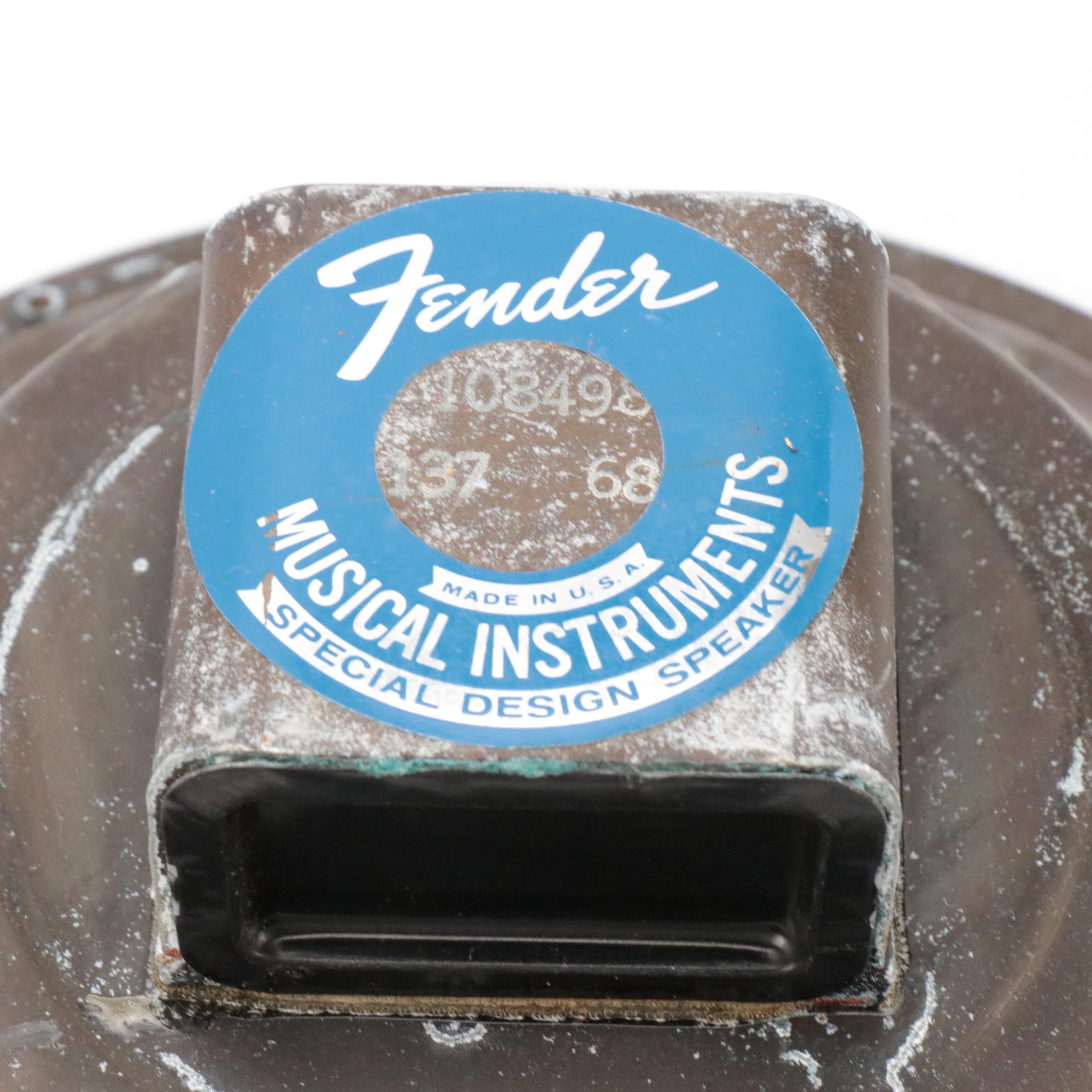 Four Fender 12" Diameter Special Design Alnico Speakers, 1970s