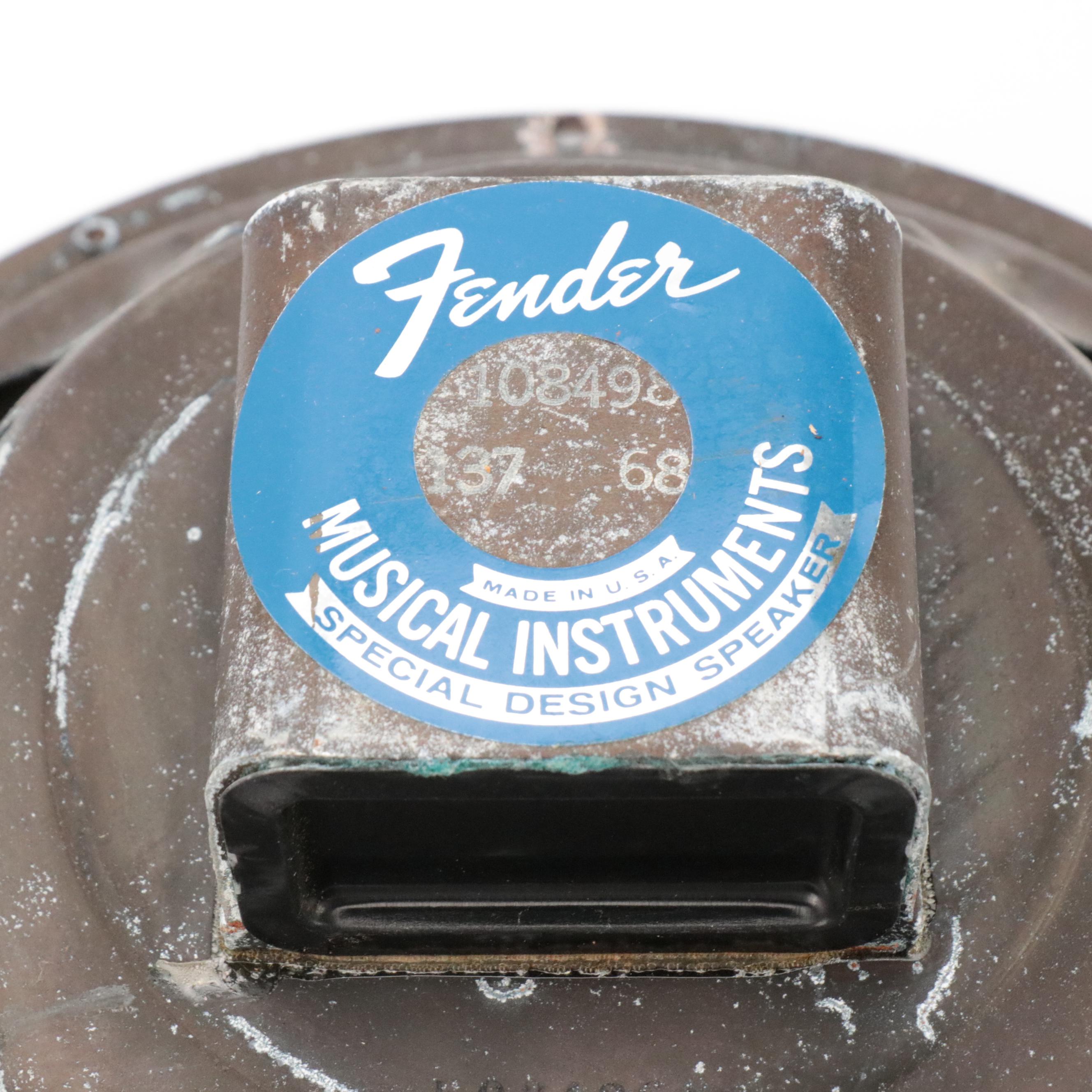 Four Fender 12" Diameter Special Design Alnico Speakers, 1970s