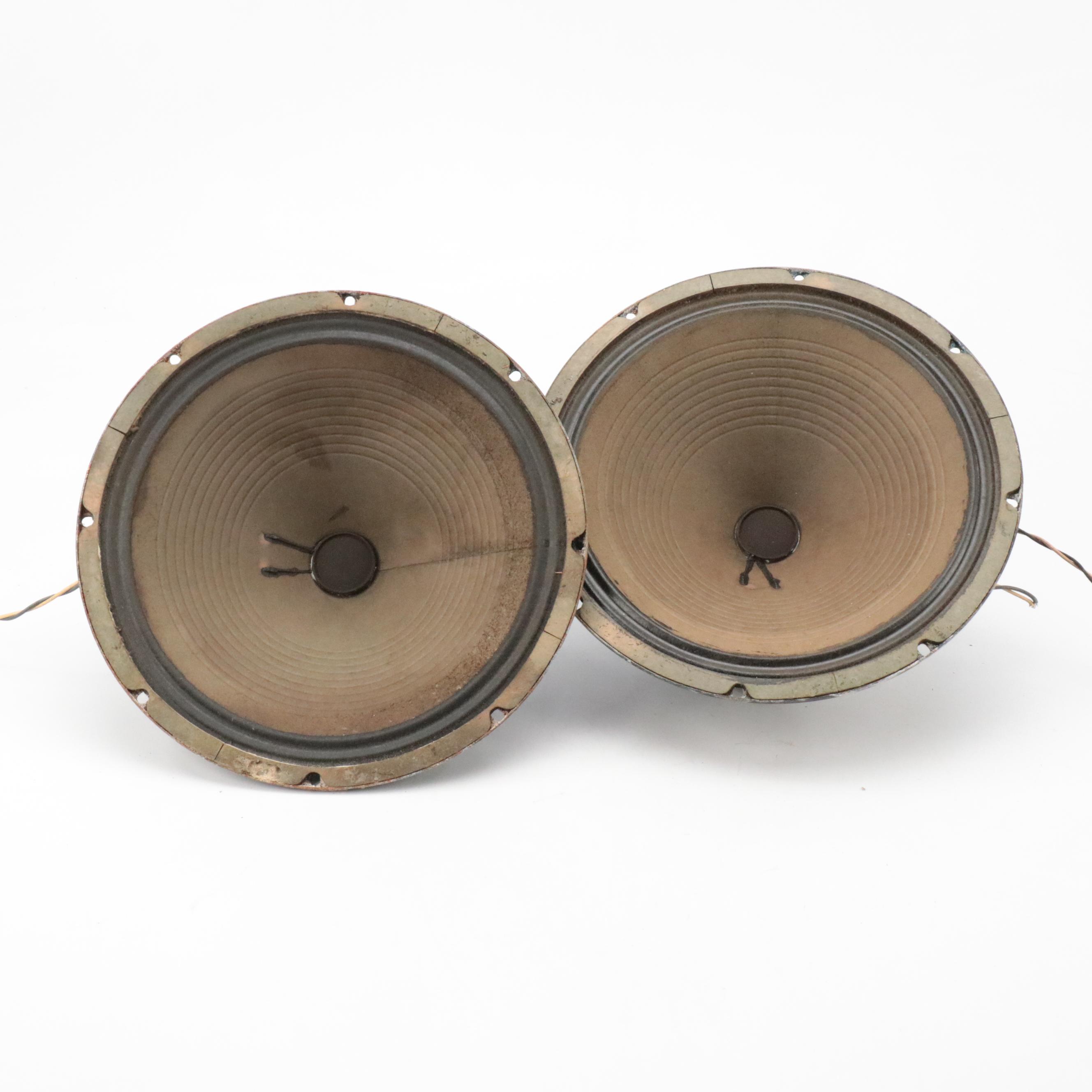 Four Fender 12" Diameter Special Design Alnico Speakers, 1970s