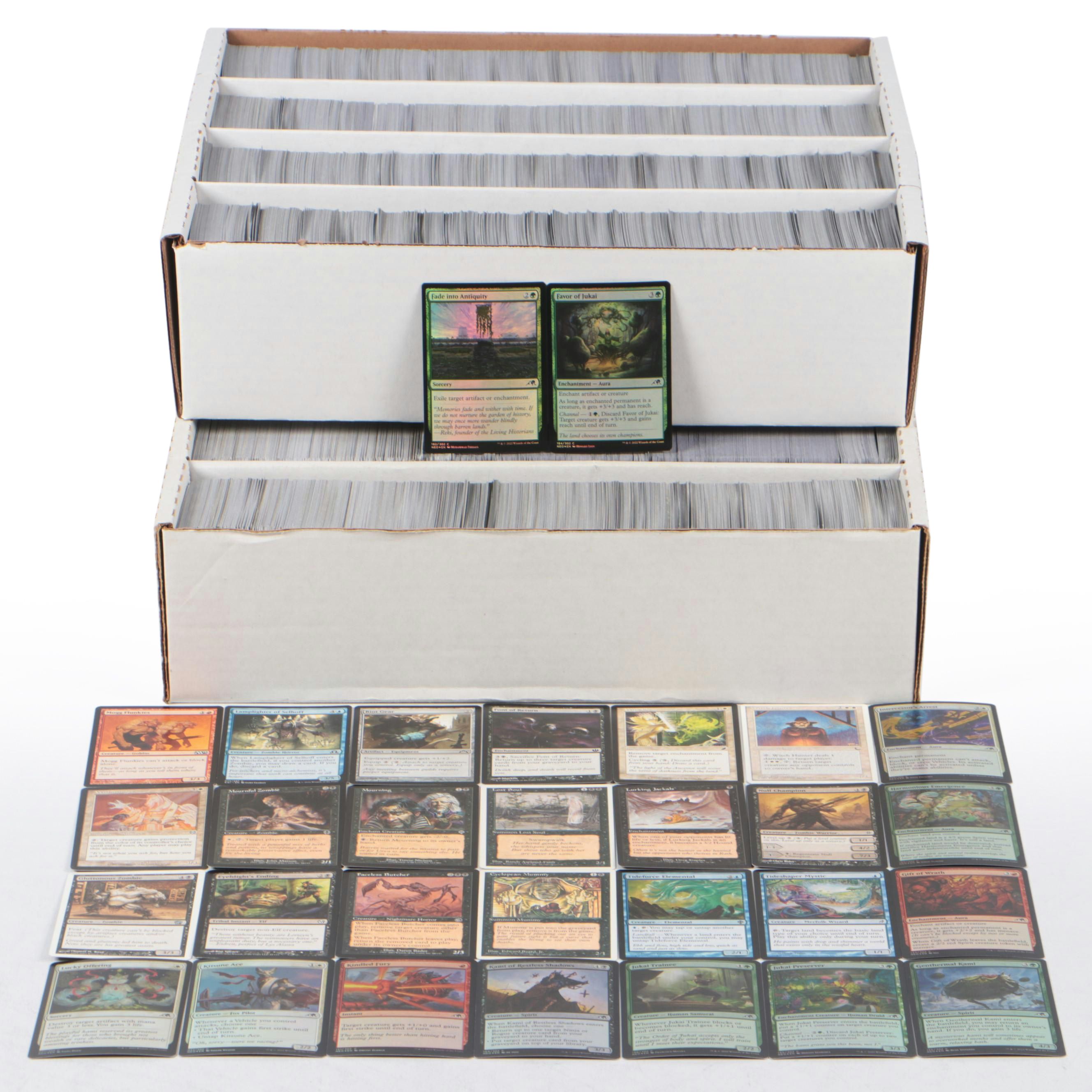 Magic: The Gathering Trading Cards with Storage Boxes, 1990s–2020s