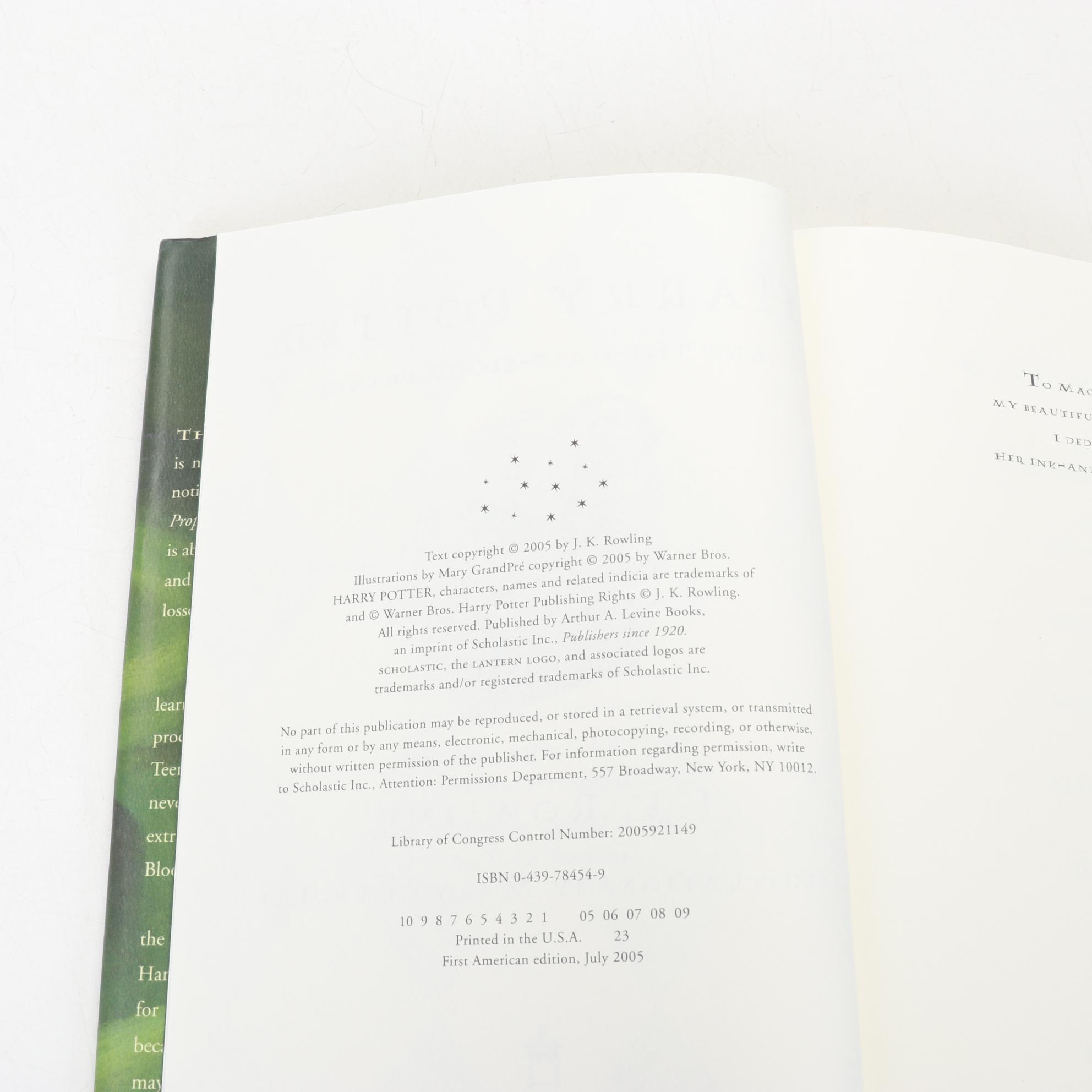 First American Edition "Harry Potter" Partial Series and More Children's Books