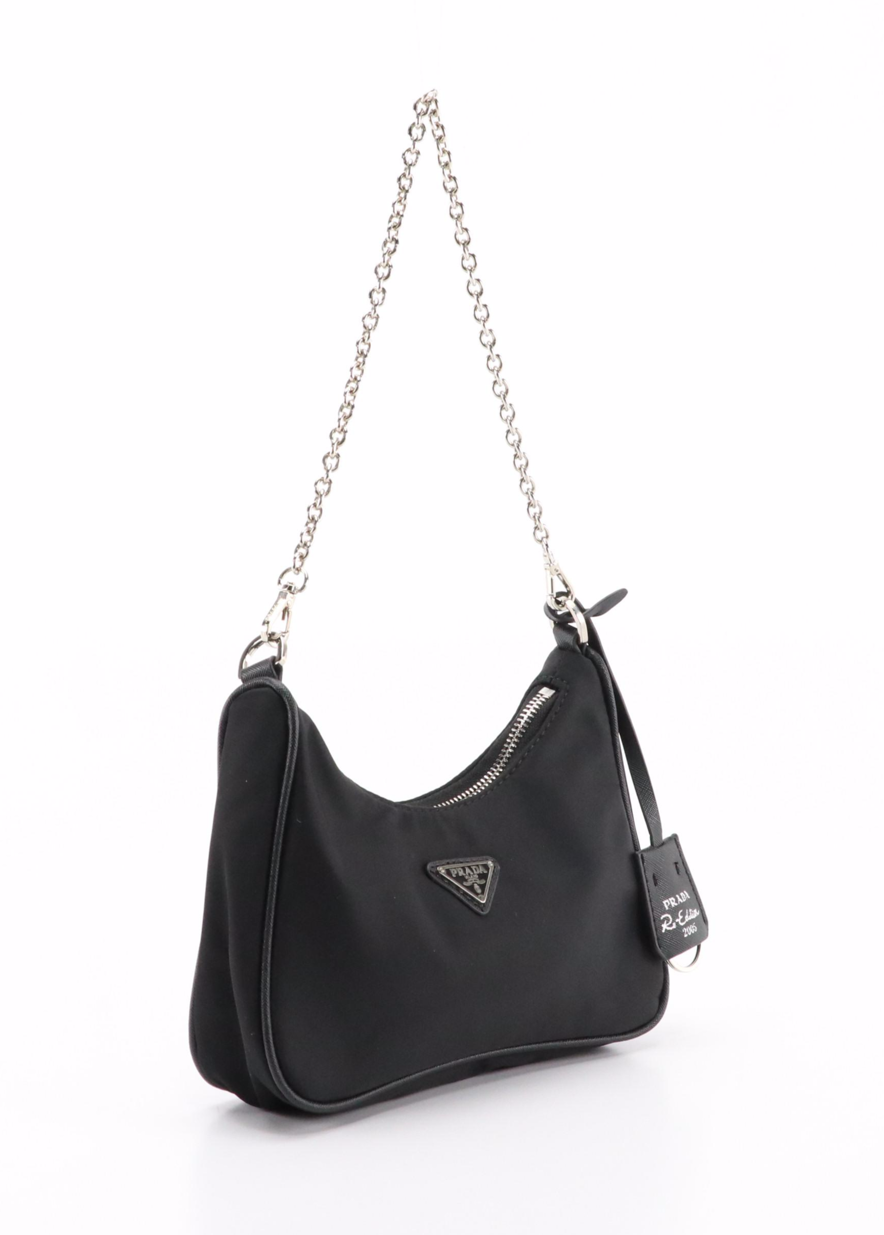 Prada Re-Edition 2005 Shoulder Bag in Re-Nylon with Saffiano Leather Trim