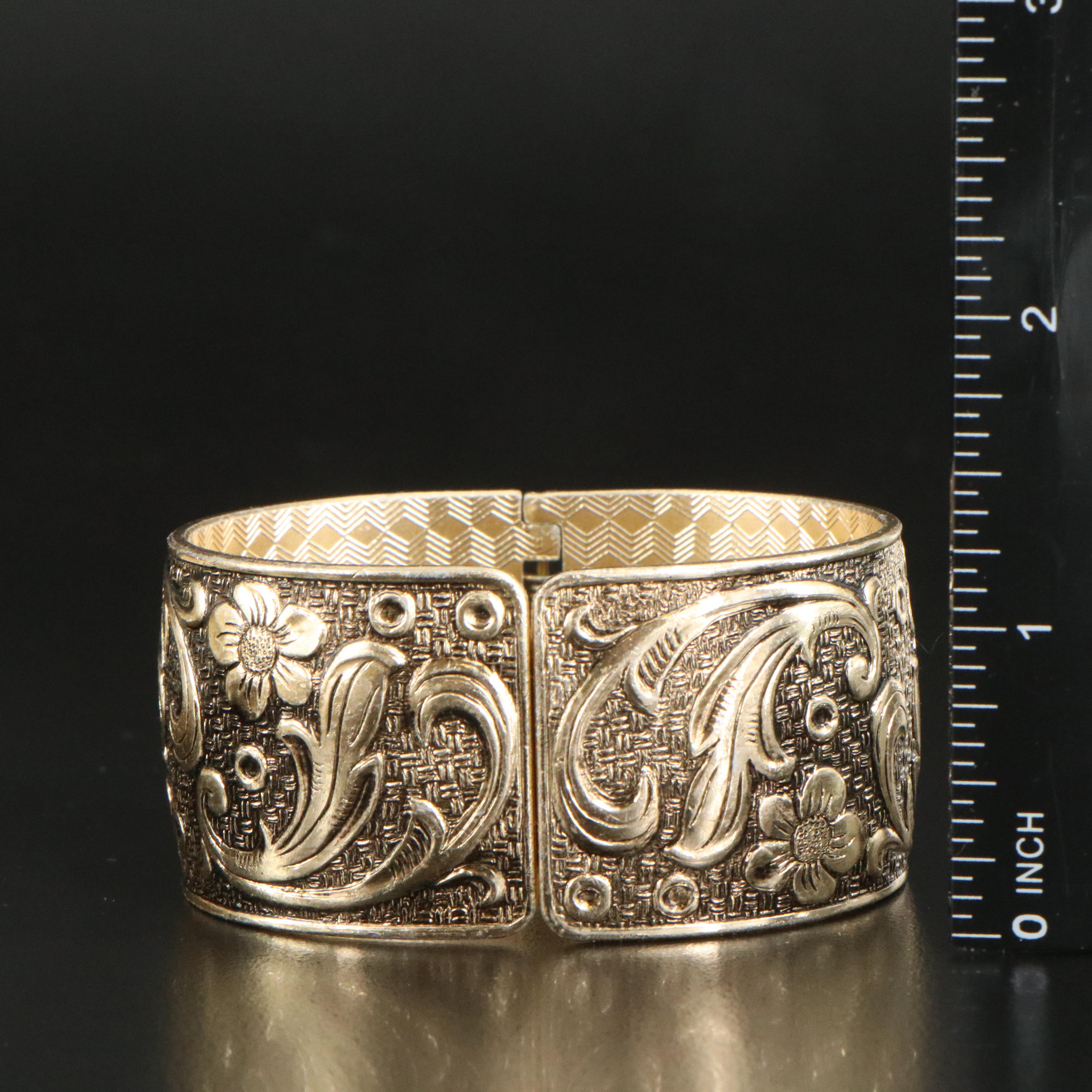 Vintage Bracelets Including Crown Trifari, Rhinestones and Faux Pearl