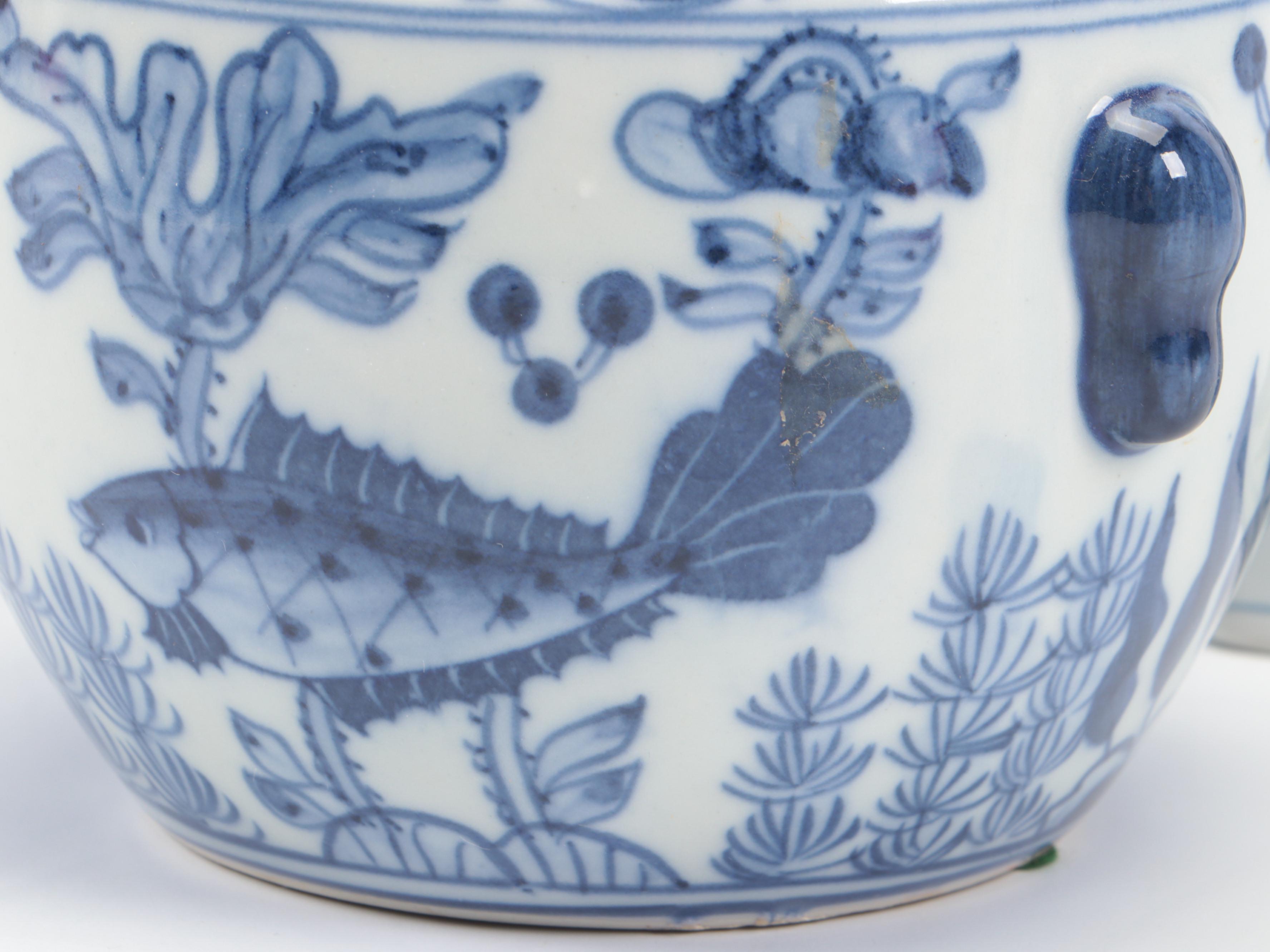 Ringtons Limited Tea Merchants and More Blue and White Ceramic Lidded Canisters