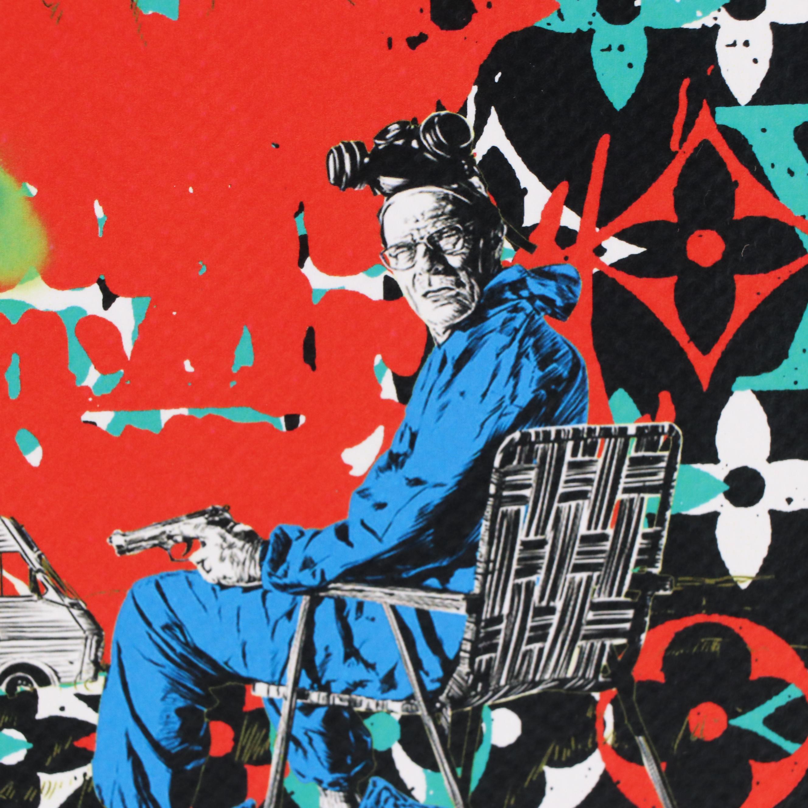 Death NYC Pop Art Digital Print Featuring Breaking Bad x Louis Vuitton