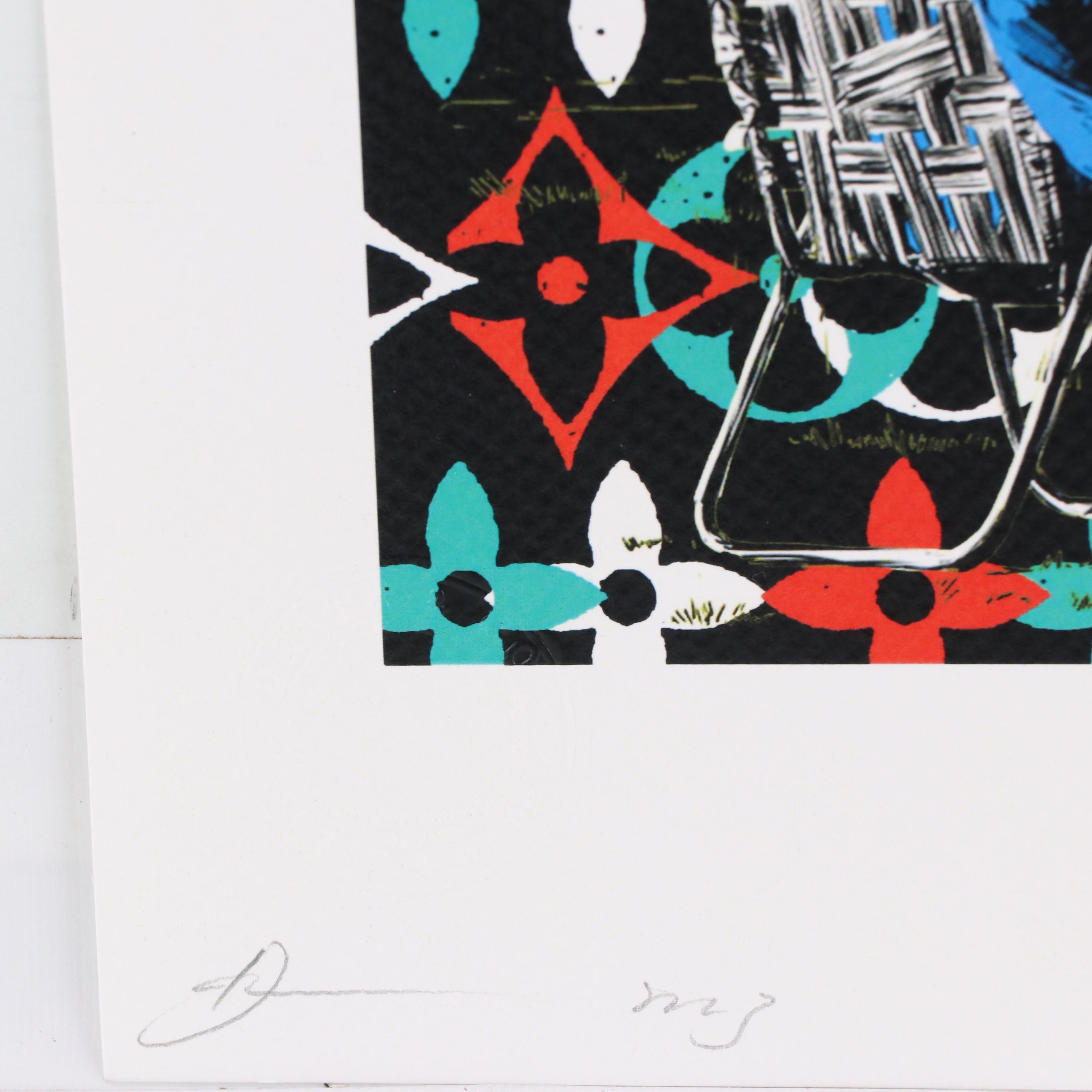 Death NYC Pop Art Digital Print Featuring Breaking Bad x Louis Vuitton