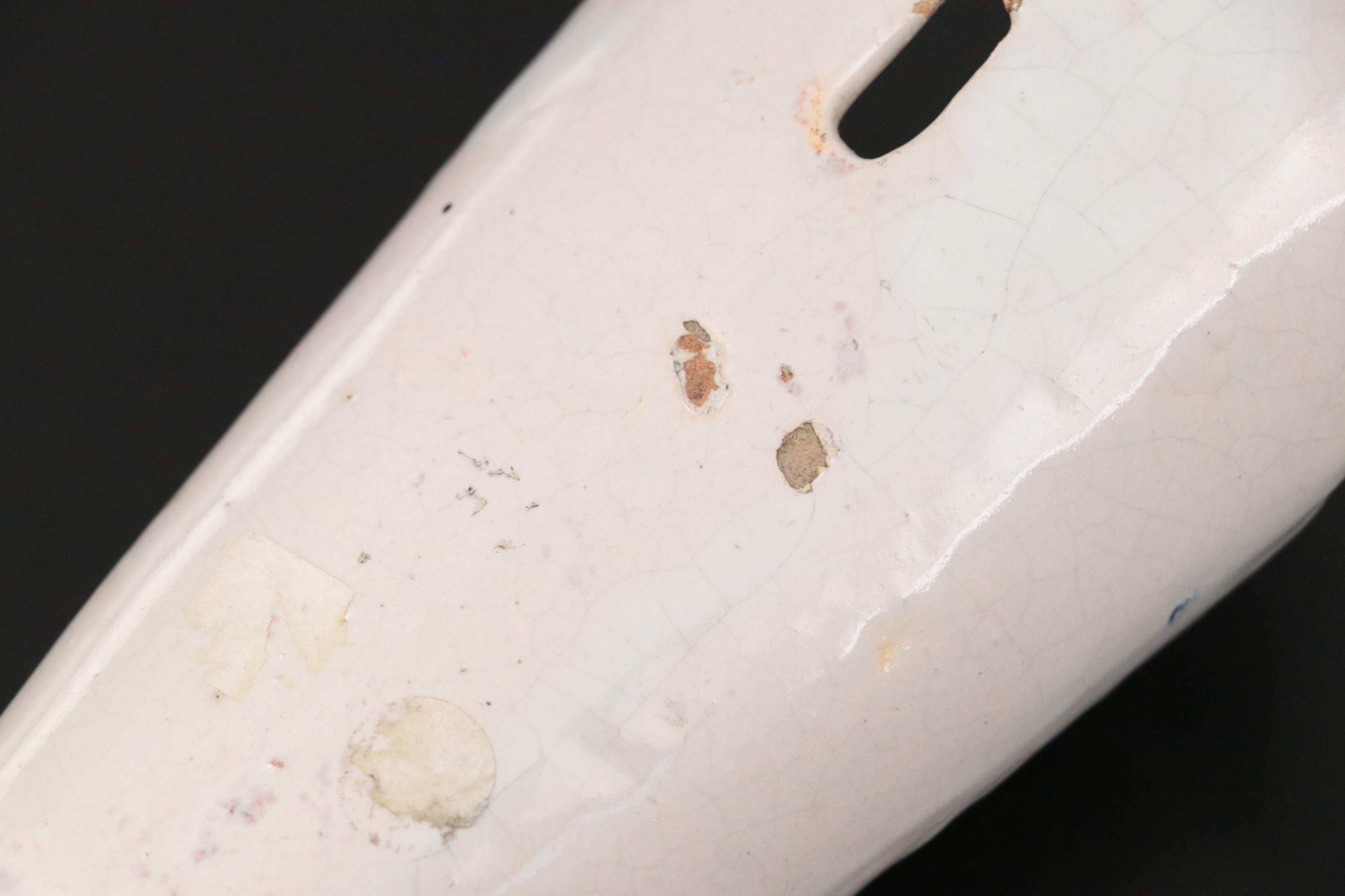 Vintage Quimper Style French Faience Wall Pocket