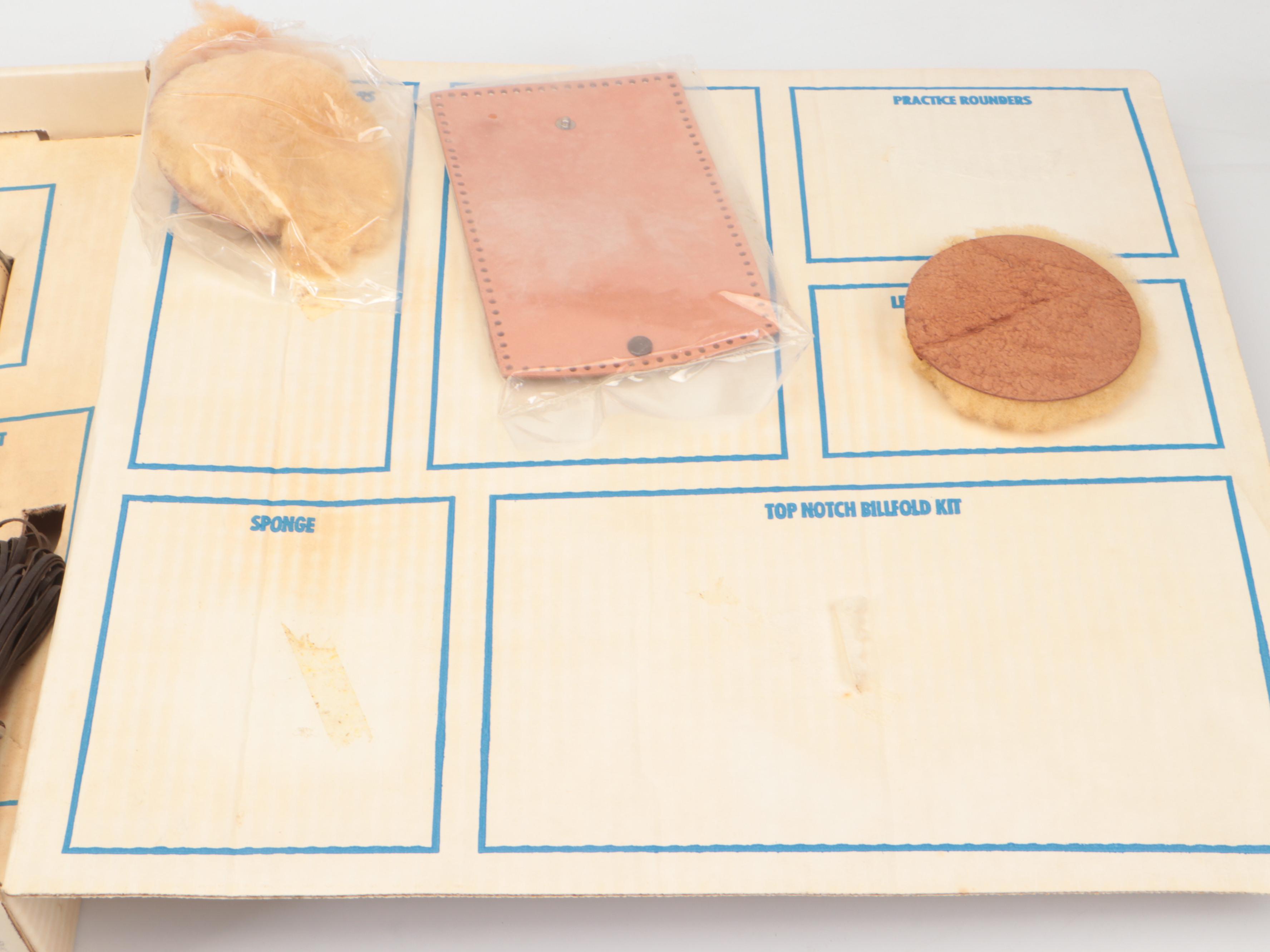 Tandy Leathercraft Beginner Kit with Aladdin Thermos and More