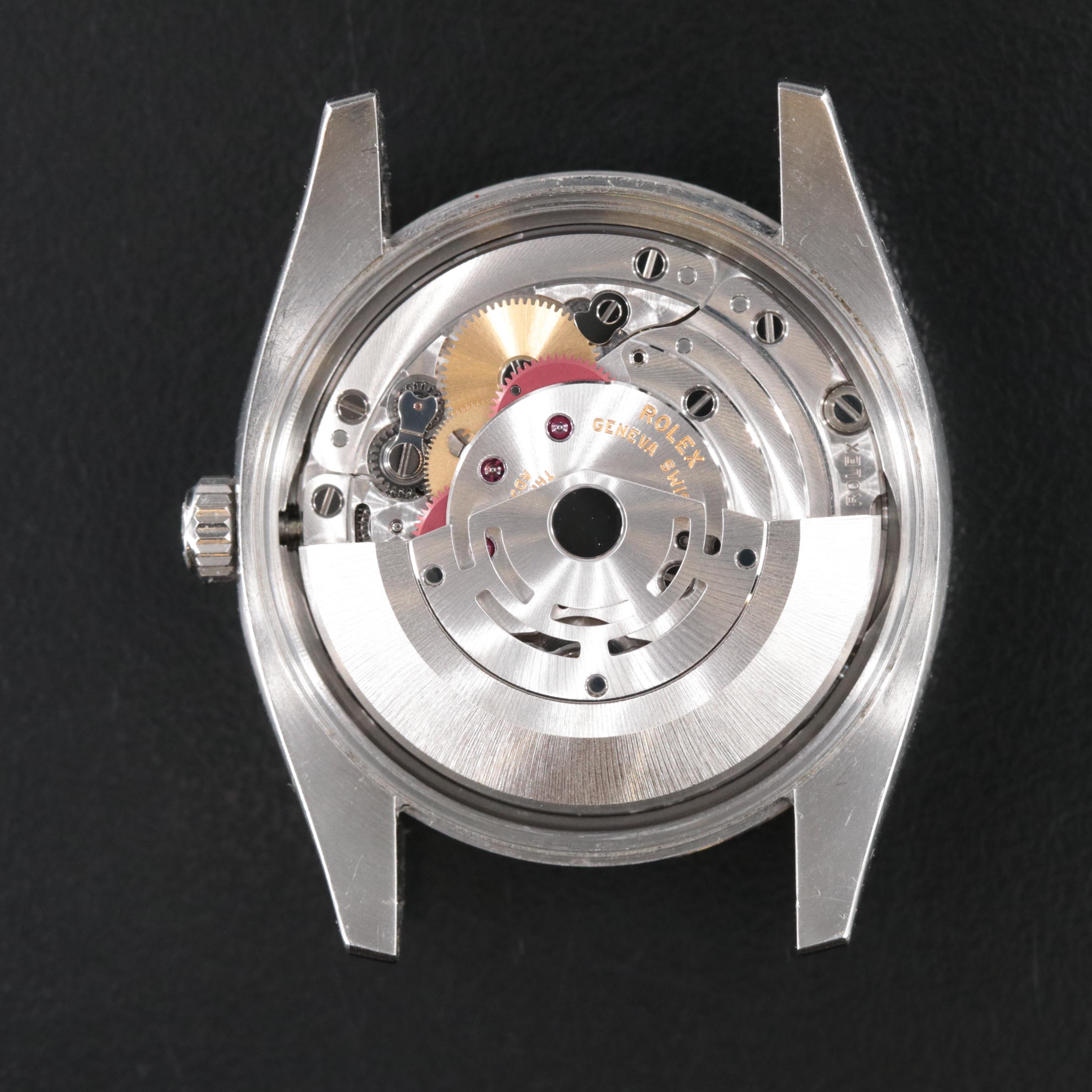 Rolex Air King Blue Bar Automatic Watch