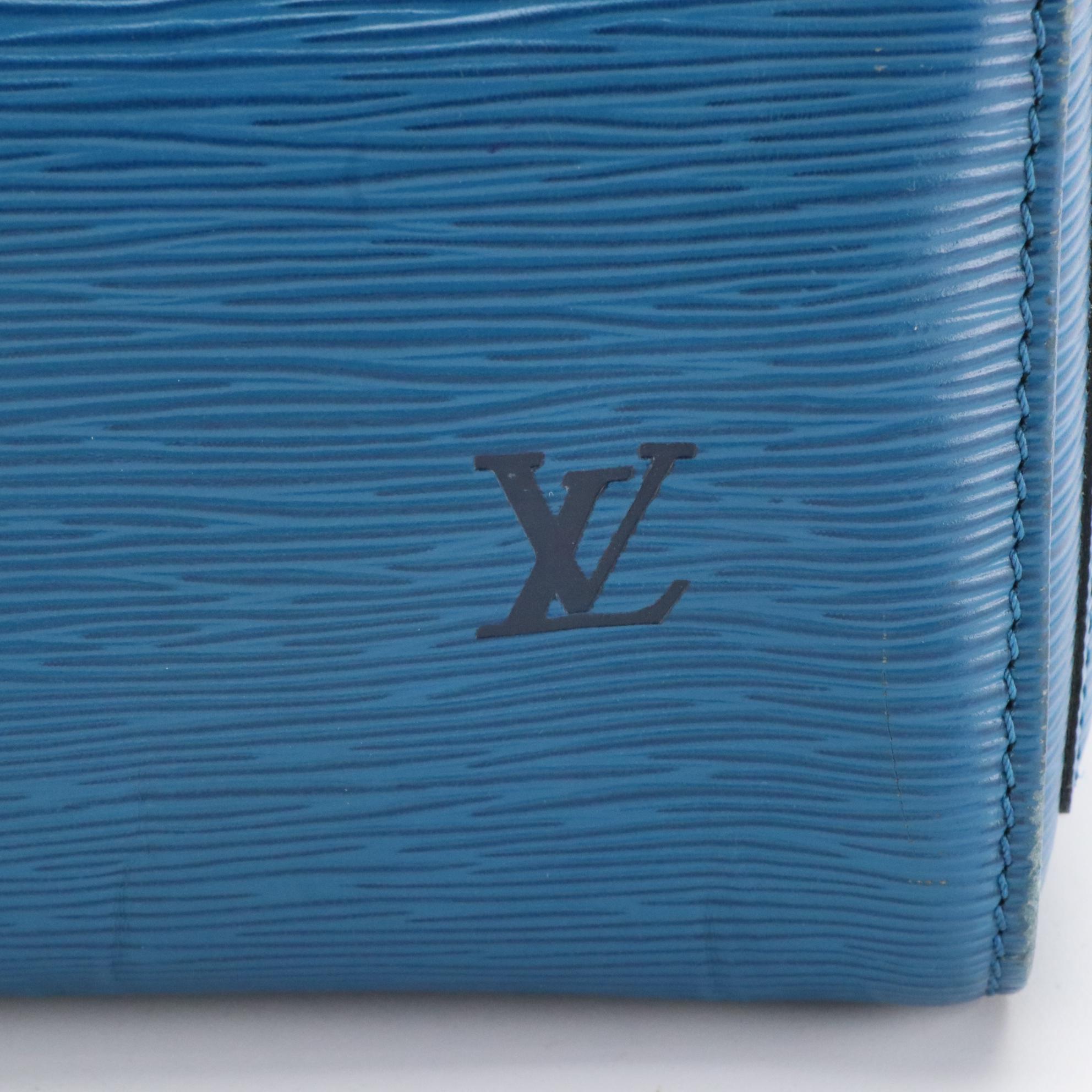 Louis Vuitton Speedy 25 in Toledo Blue Epi Leather