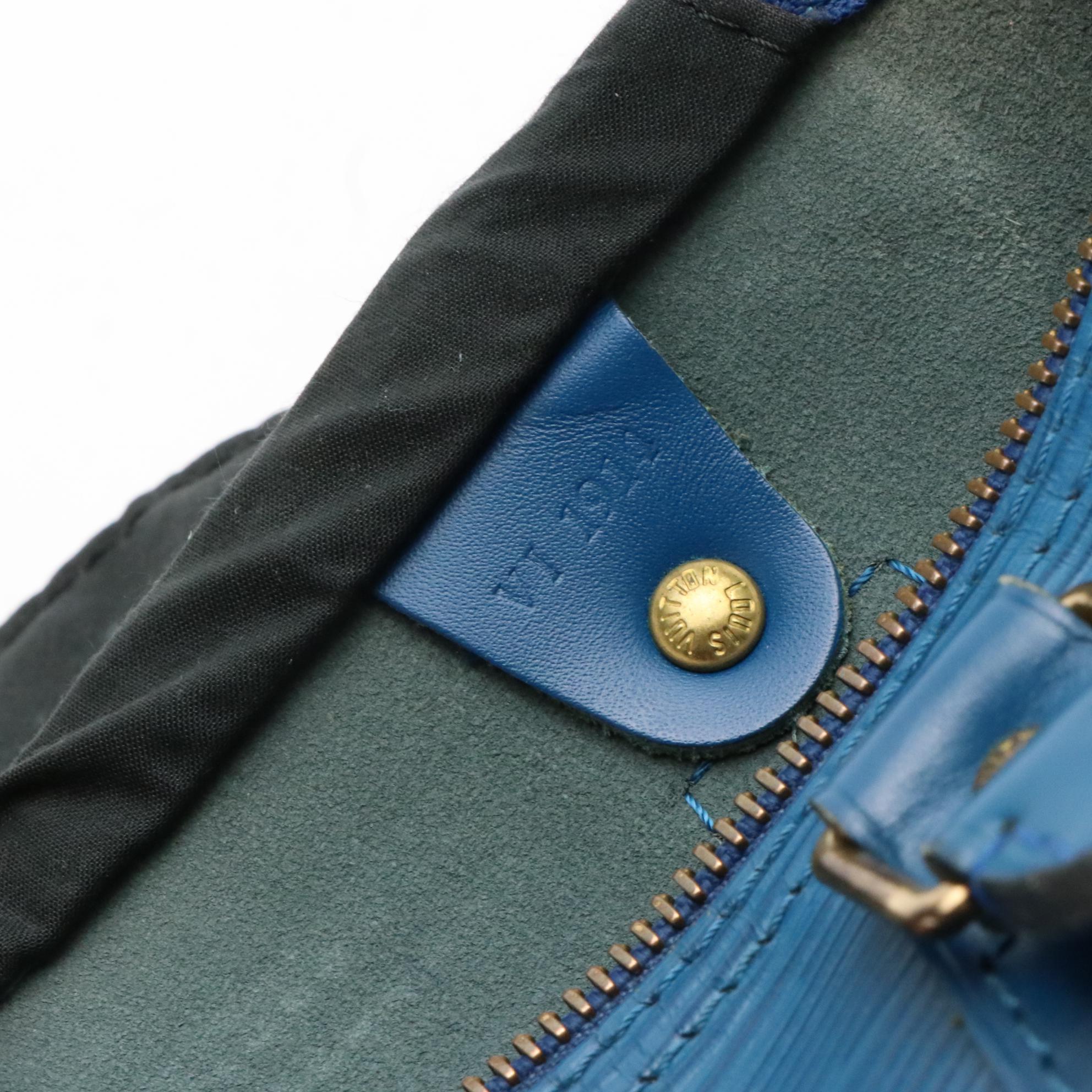 Louis Vuitton Speedy 25 in Toledo Blue Epi Leather