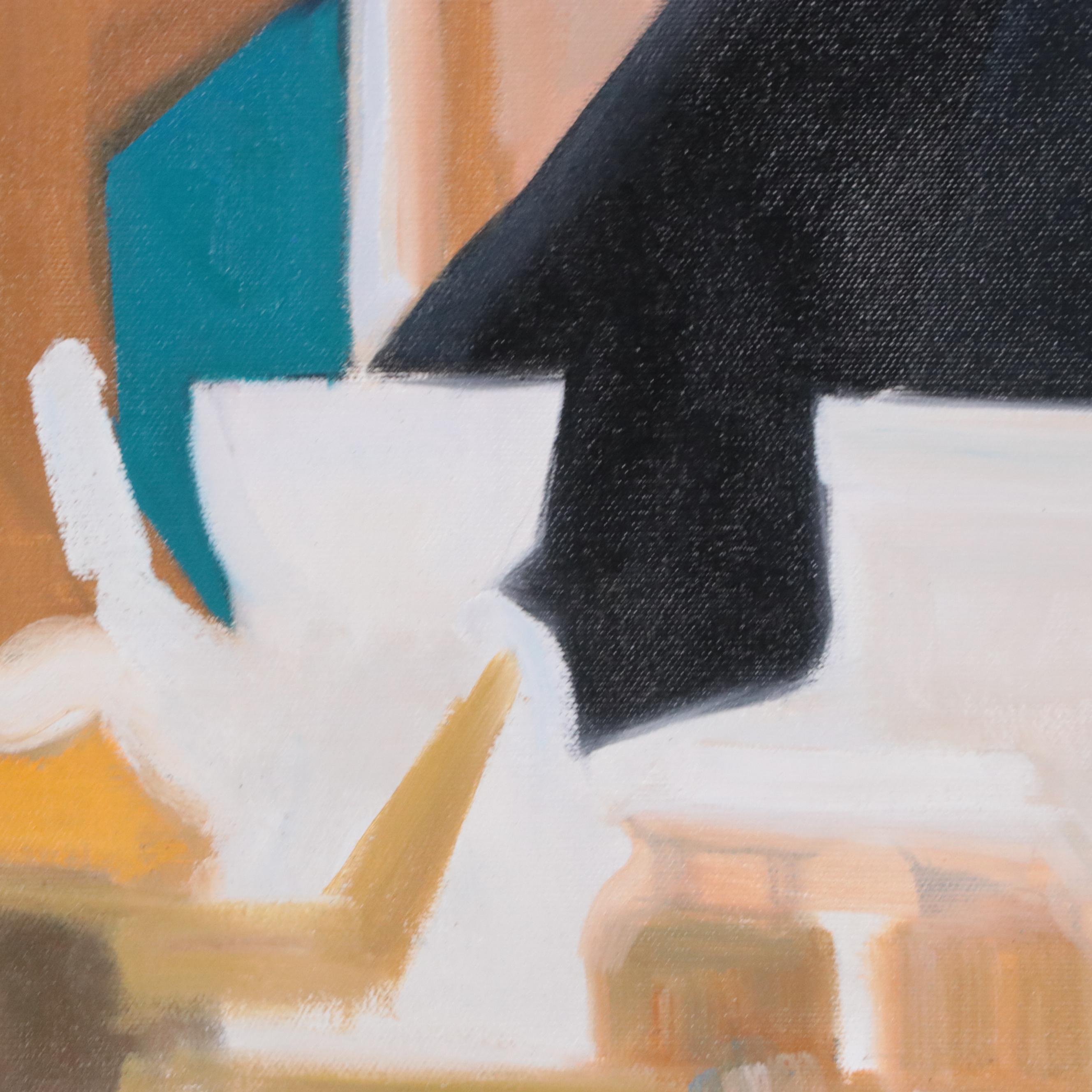 Sanjit Oil Painting of Audrey Hepburn from "Breakfast at Tiffany's"