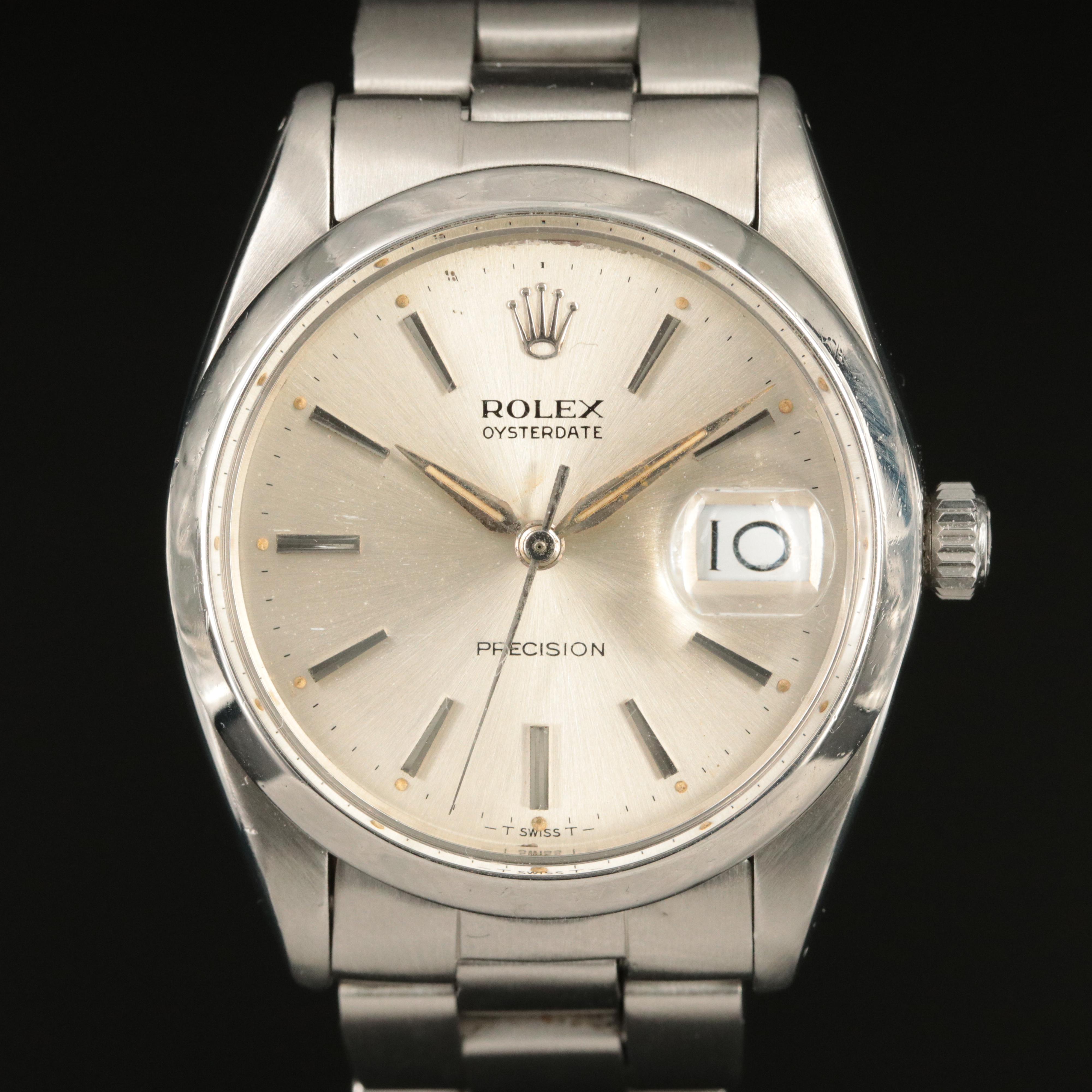 1965 Rolex Oyster-Date Manual Wind Watch