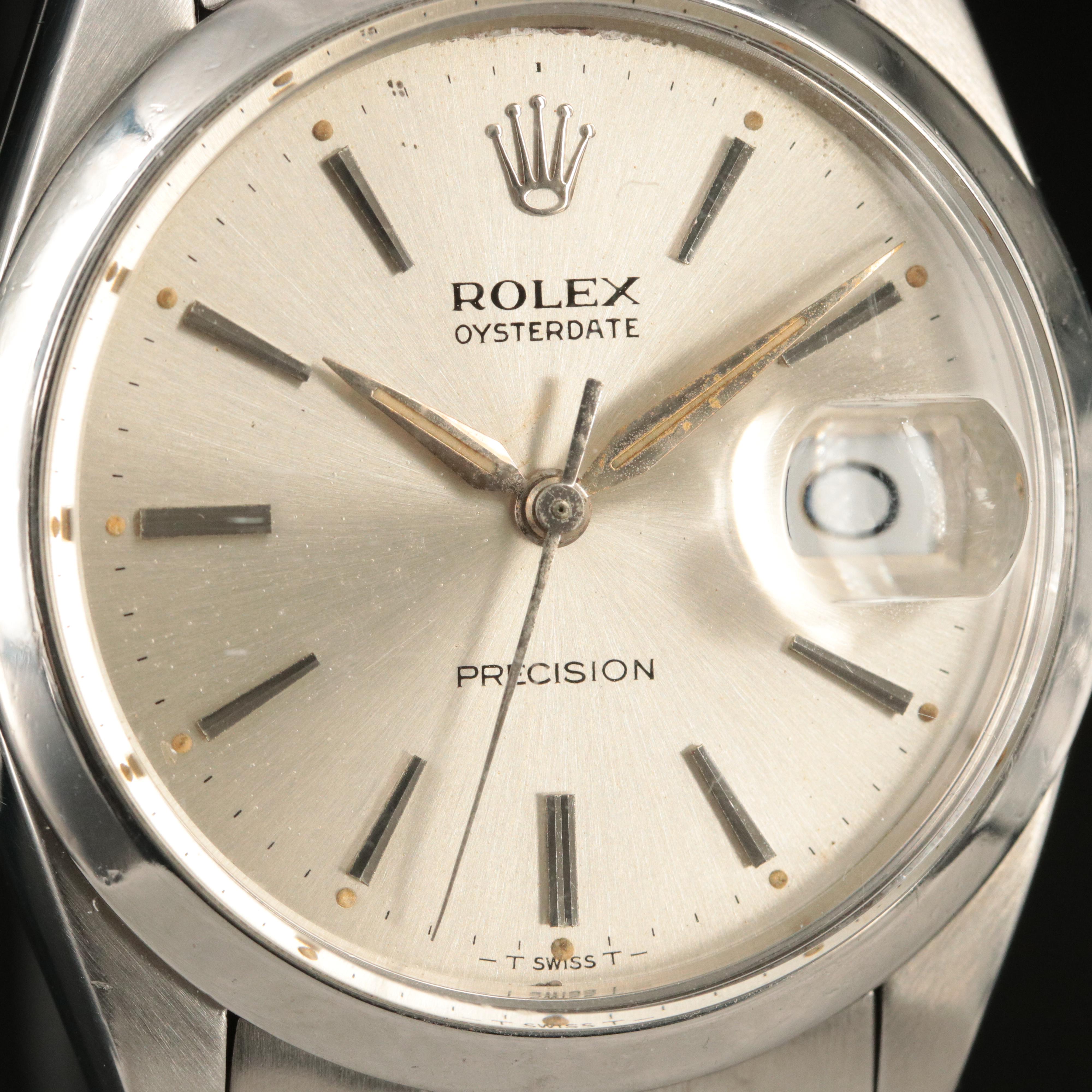 1965 Rolex Oyster-Date Manual Wind Watch