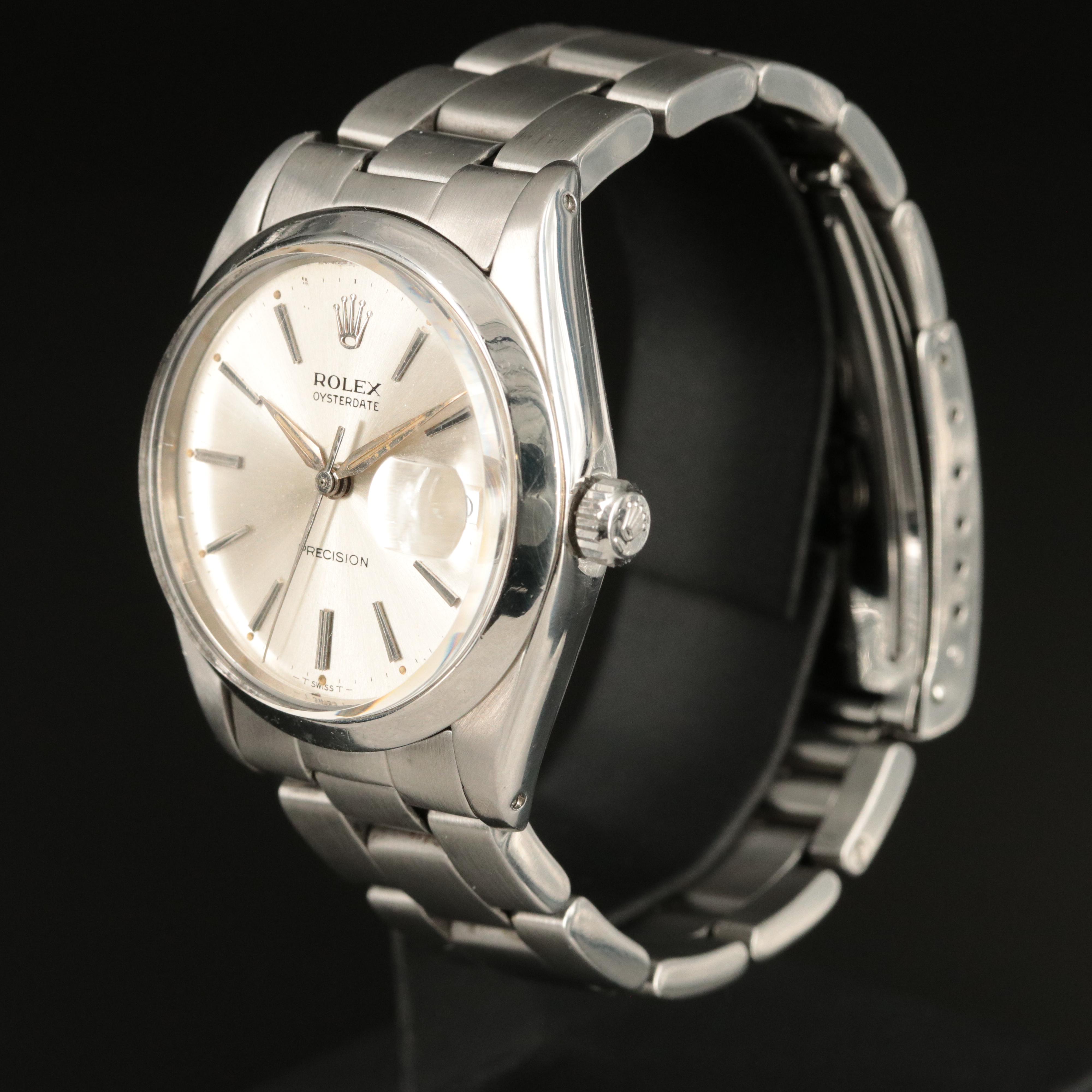 1965 Rolex Oyster-Date Manual Wind Watch