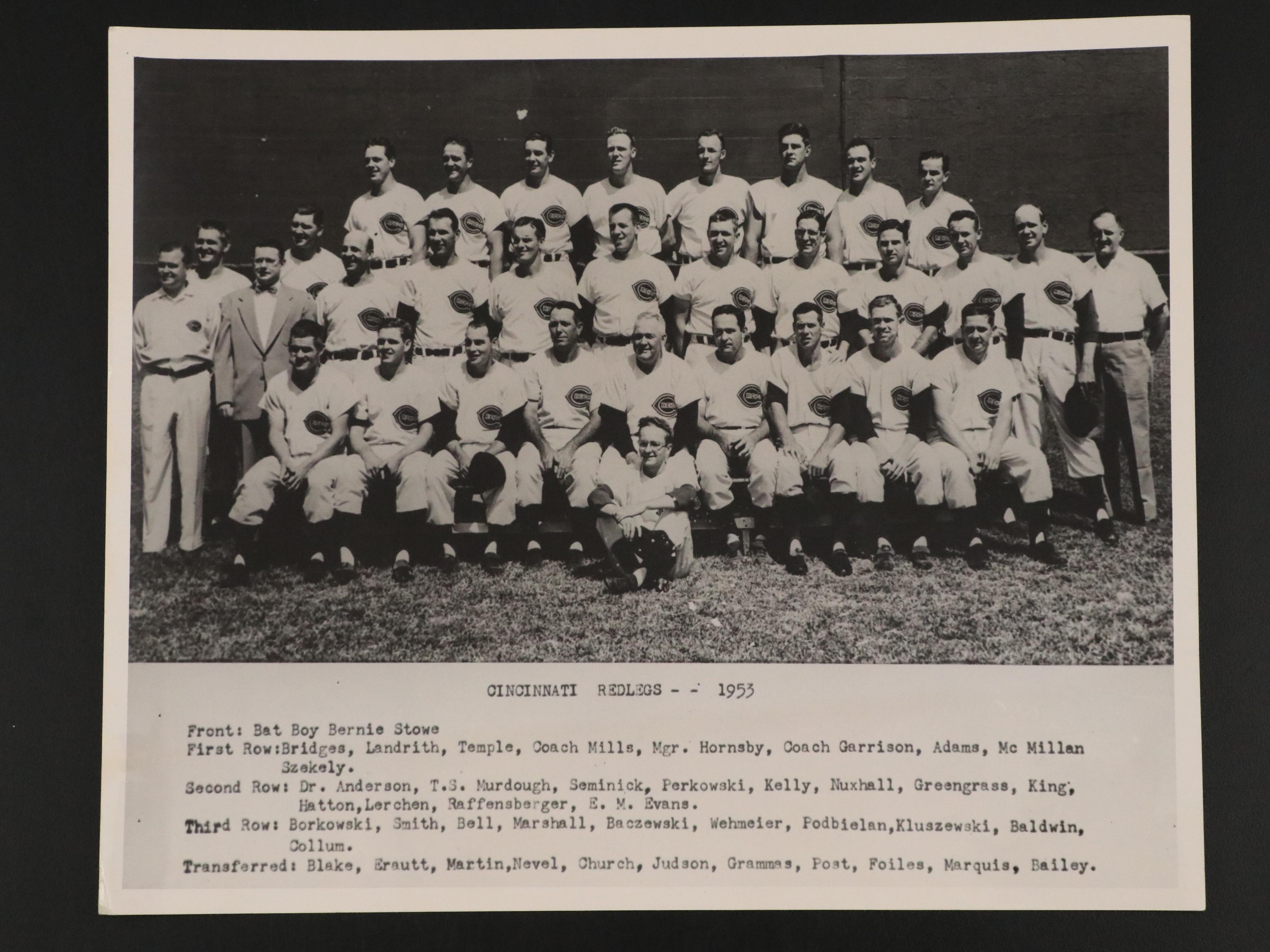 New York Mets, Cincinnati Reds, and More Team Baseball Prints, 1950s–1970s