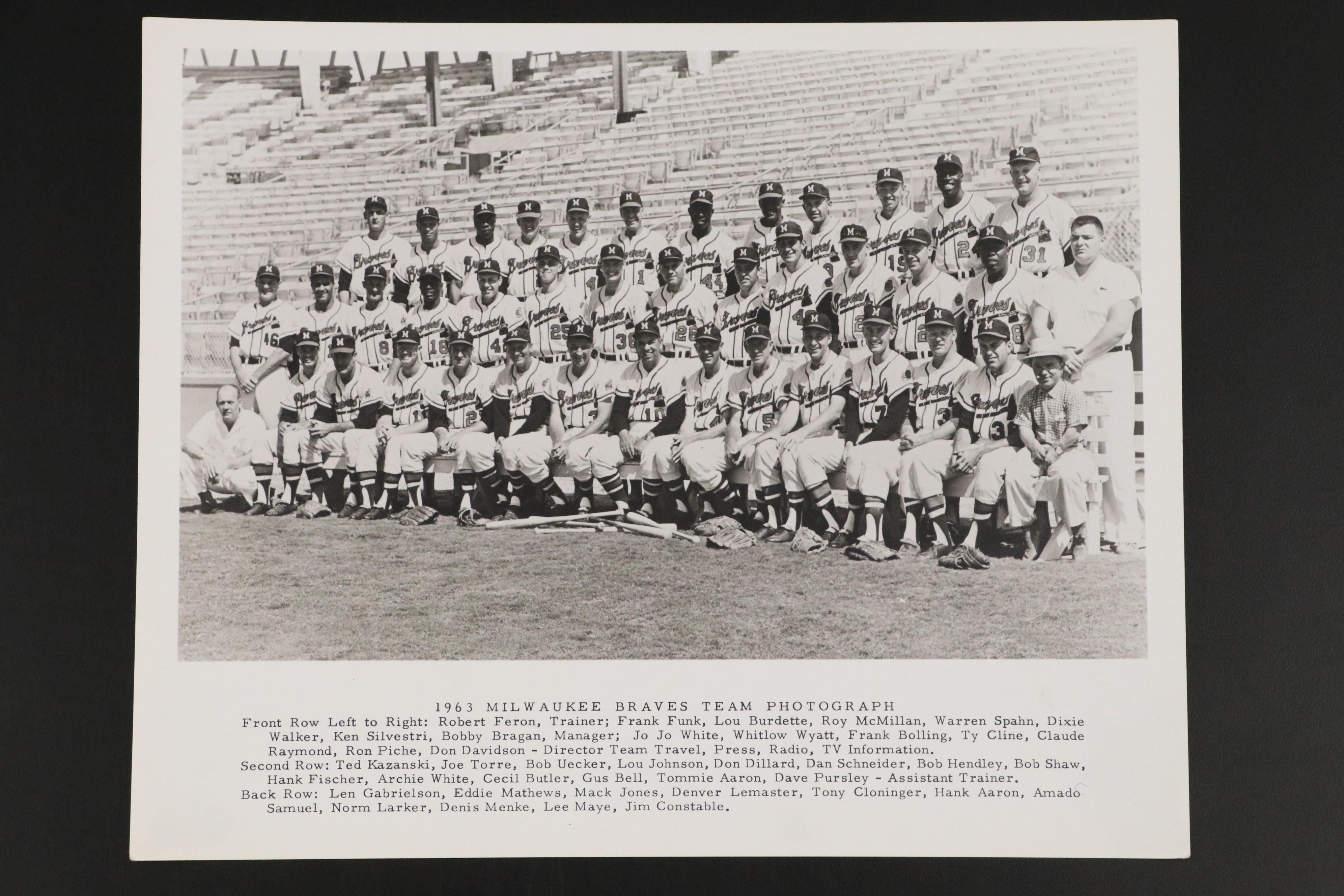 New York Mets, Cincinnati Reds, and More Team Baseball Prints, 1950s–1970s