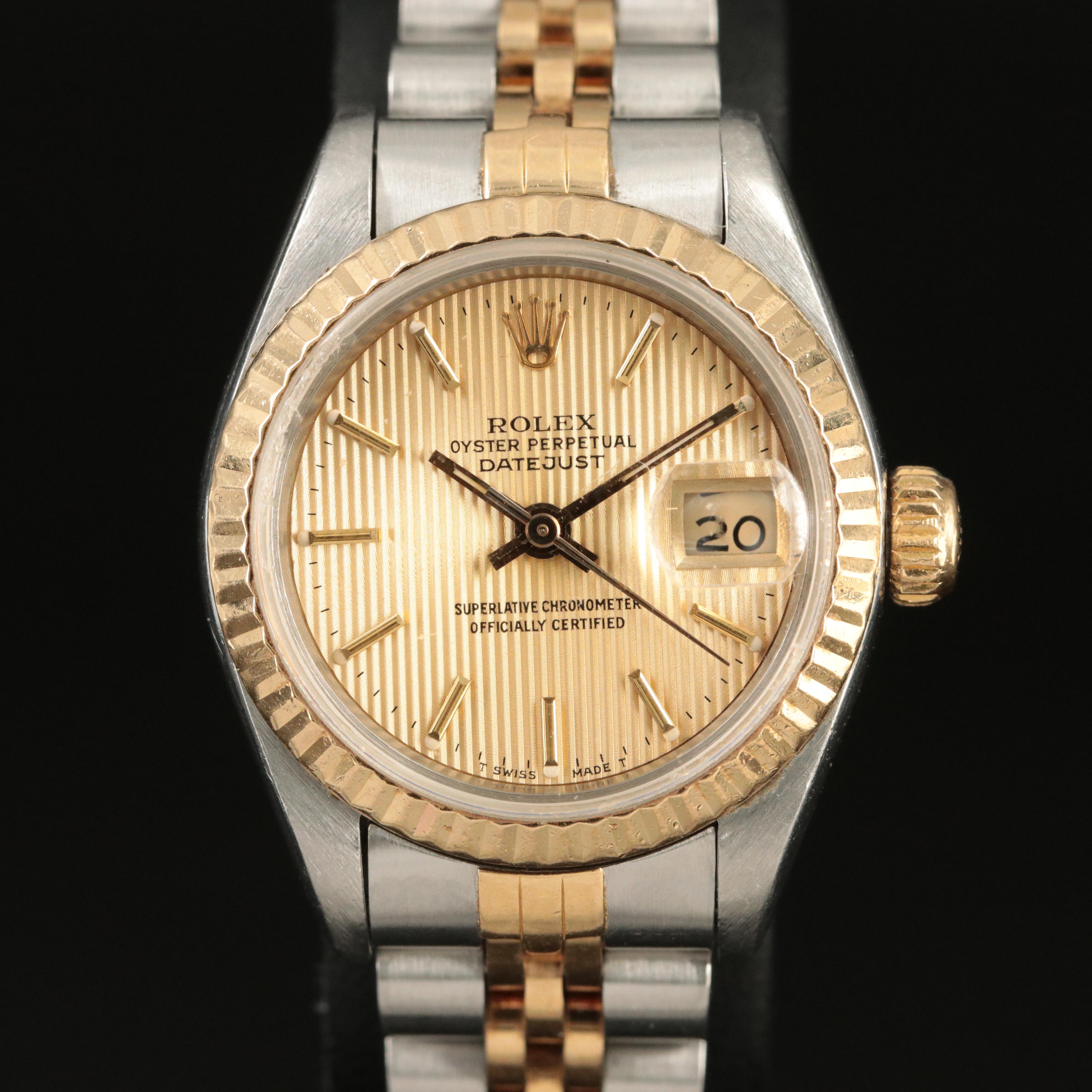 1989 Rolex Oyster Perpetual Datejust Two-Tone Watch
