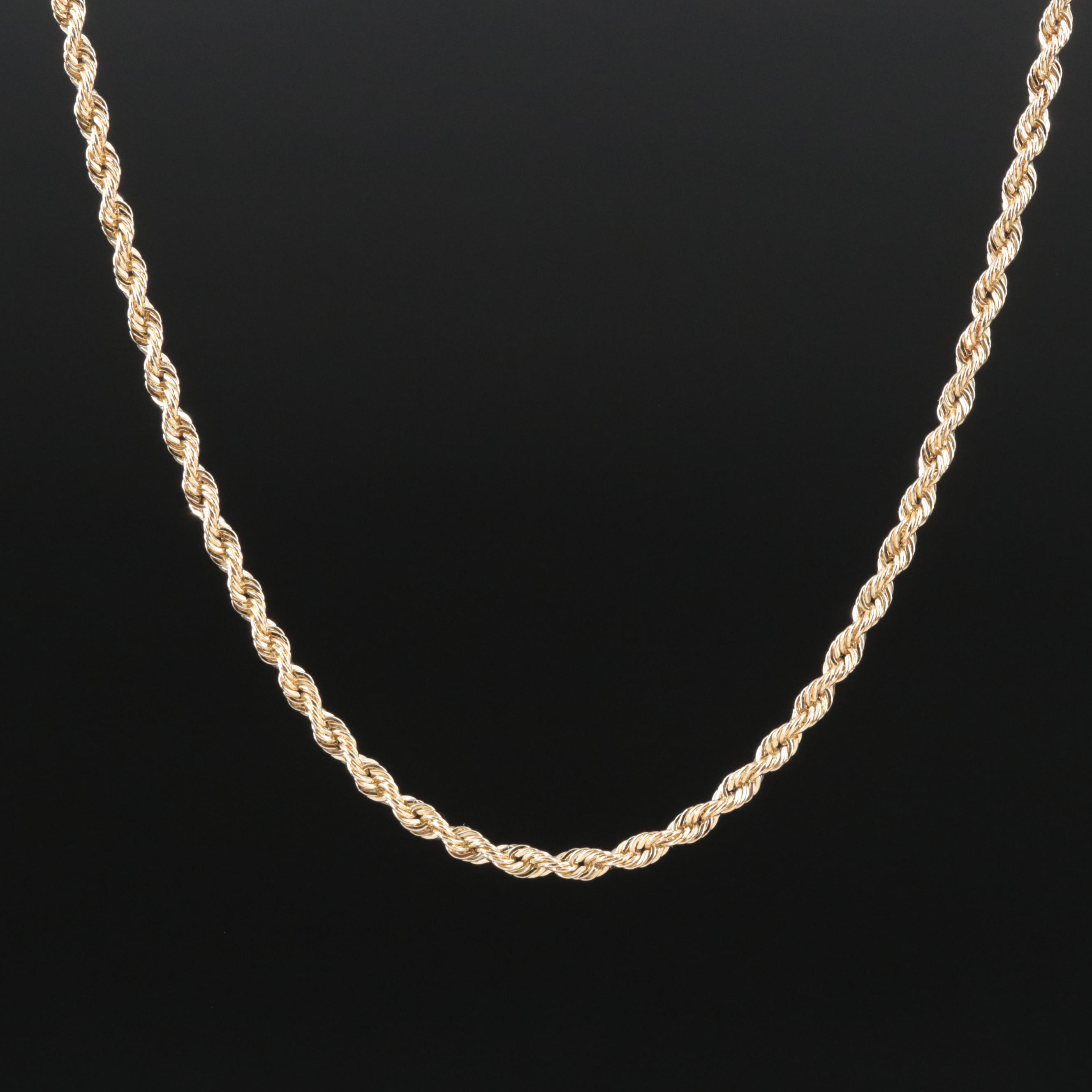 Michael Anthony 14K Rope Chain Necklace