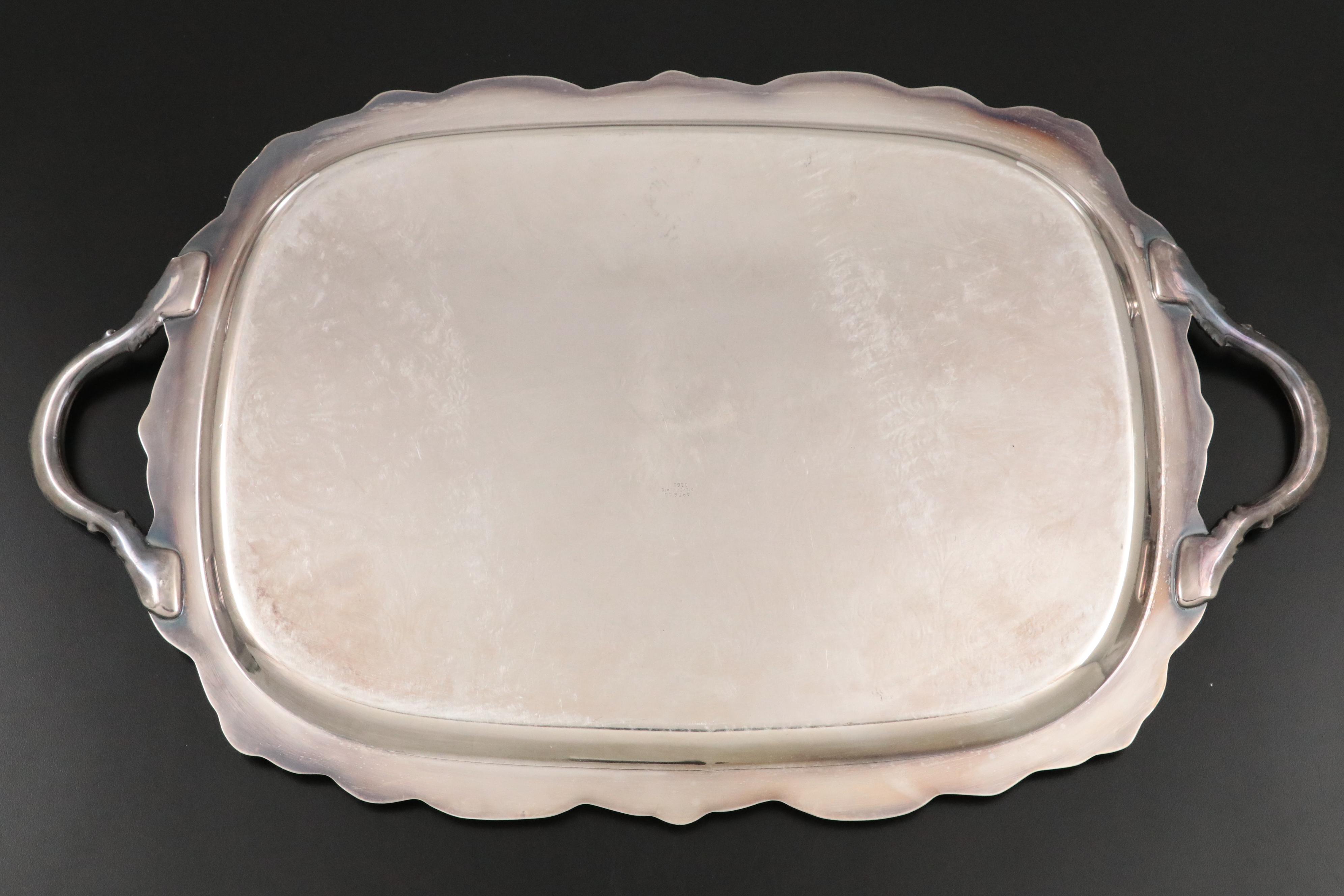 1956 Roy McMillan All-Star Game Silver Plate Tea Set