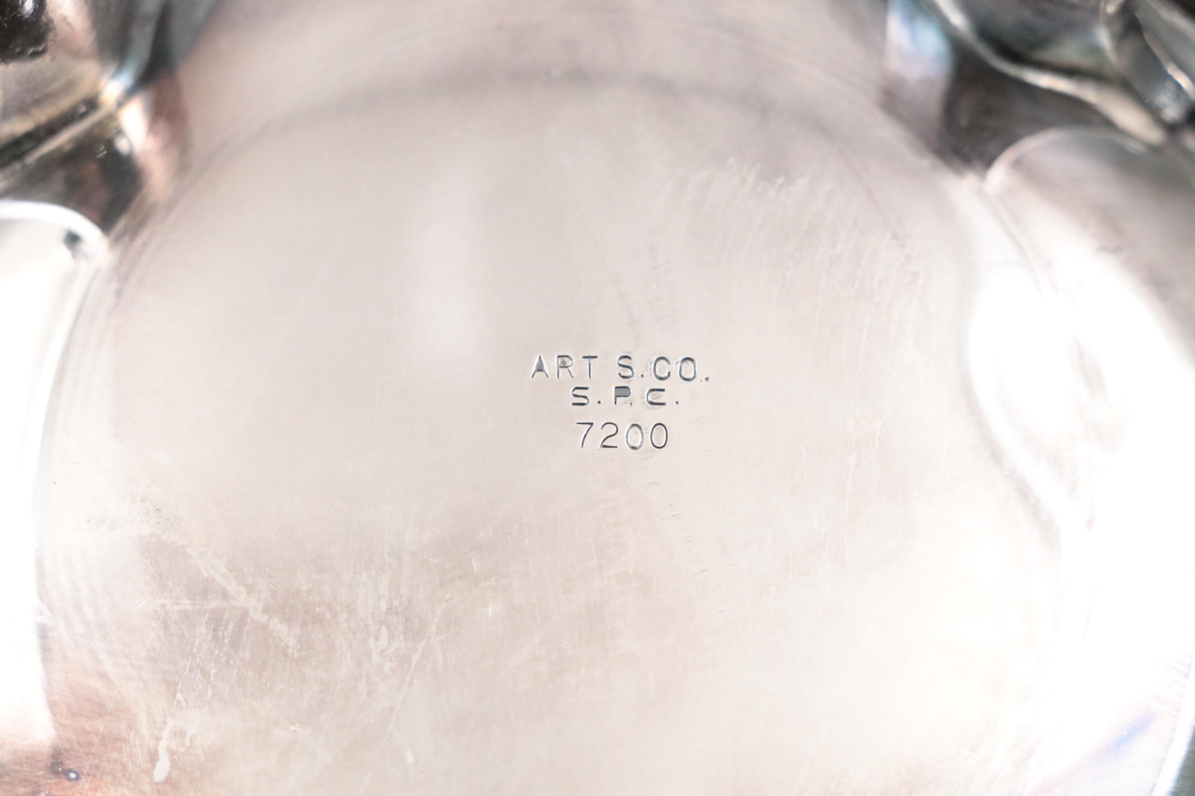 1956 Roy McMillan All-Star Game Silver Plate Tea Set