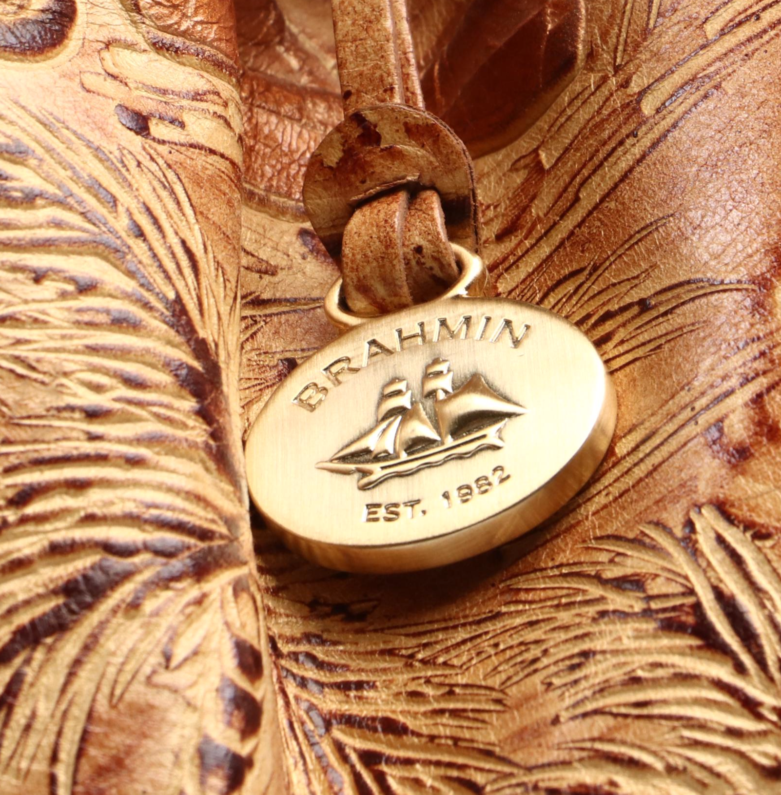 Brahmin Copa Cabana Vintage Car & Palm Trees Embossed Bags with Matching Wallet