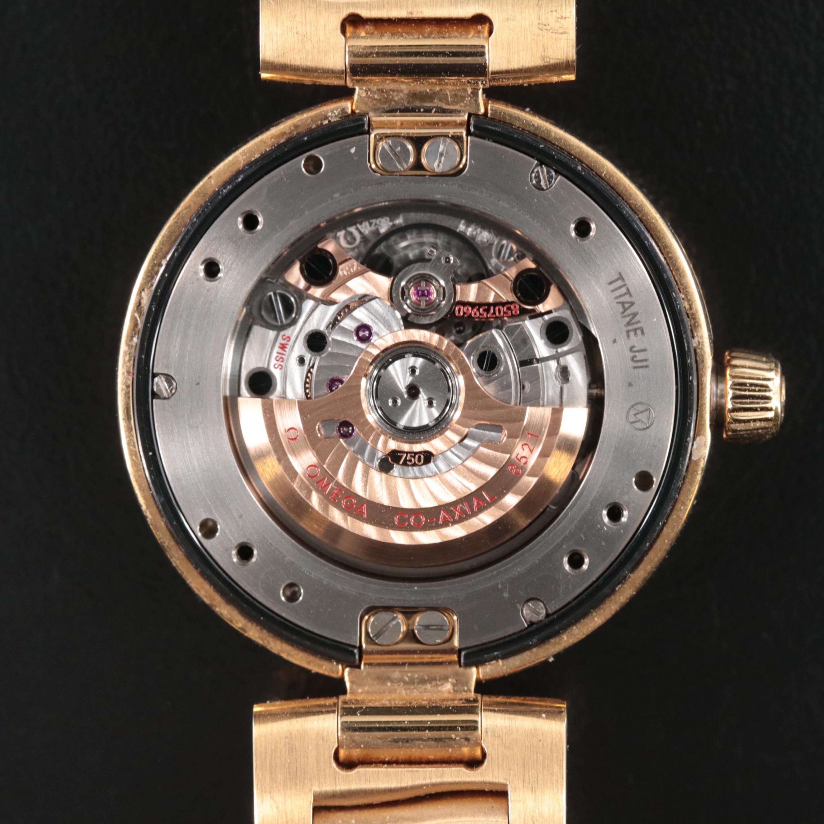 Omega DeVille Ladymatic 18K Gold Automatic Watch