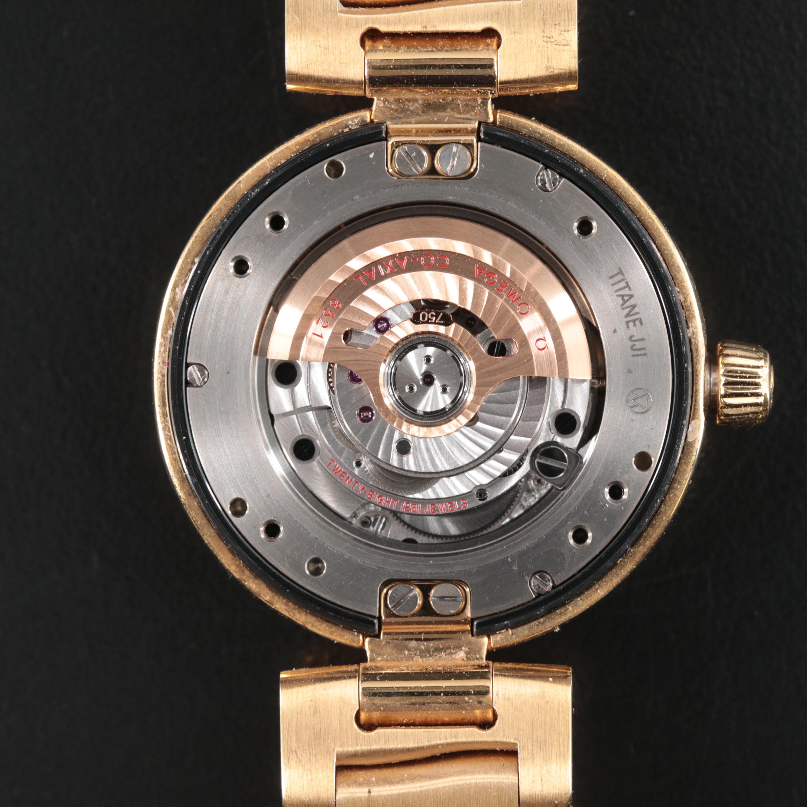 Omega DeVille Ladymatic 18K Gold Automatic Watch