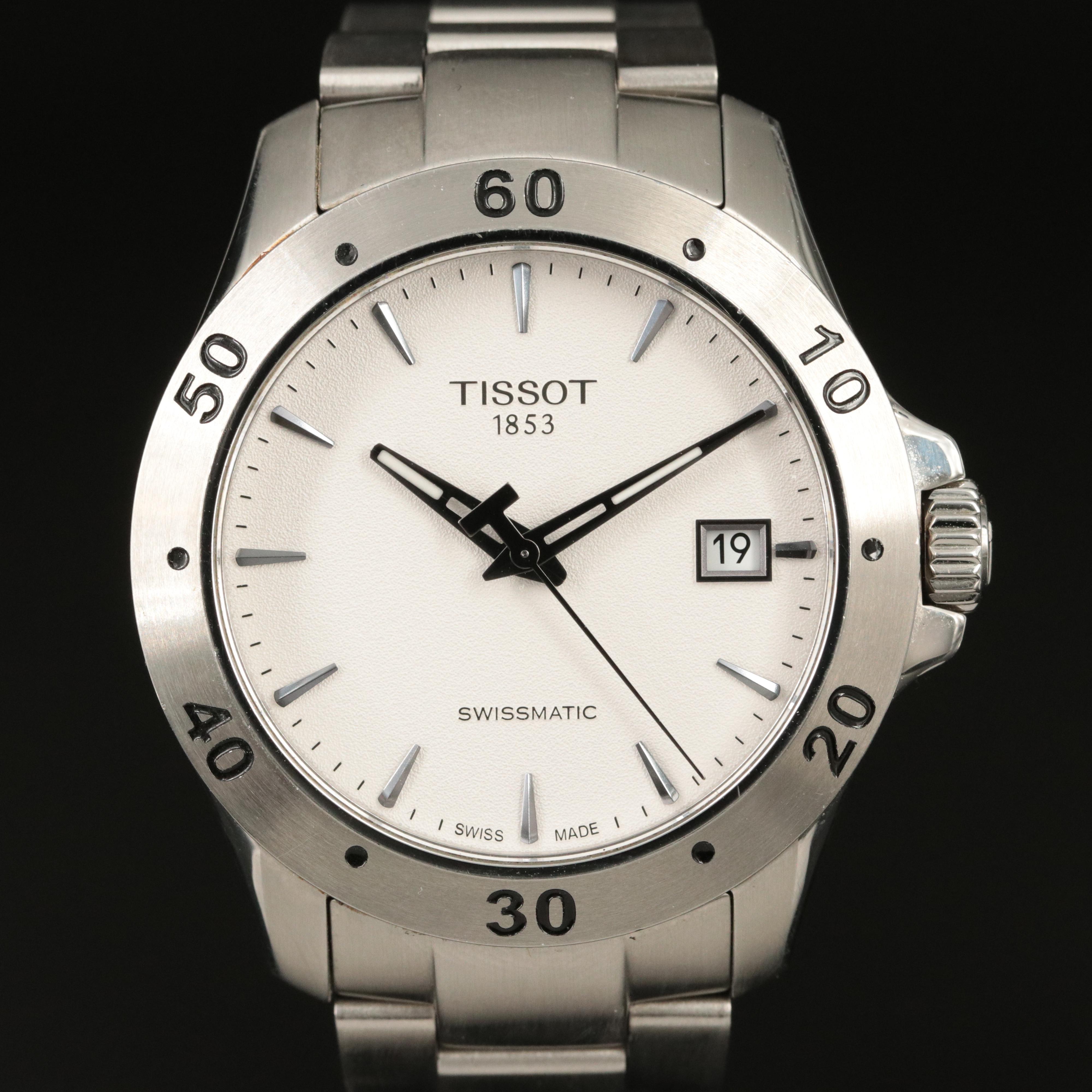 Tissot V8 Swissmatic Stainless Steel Watch