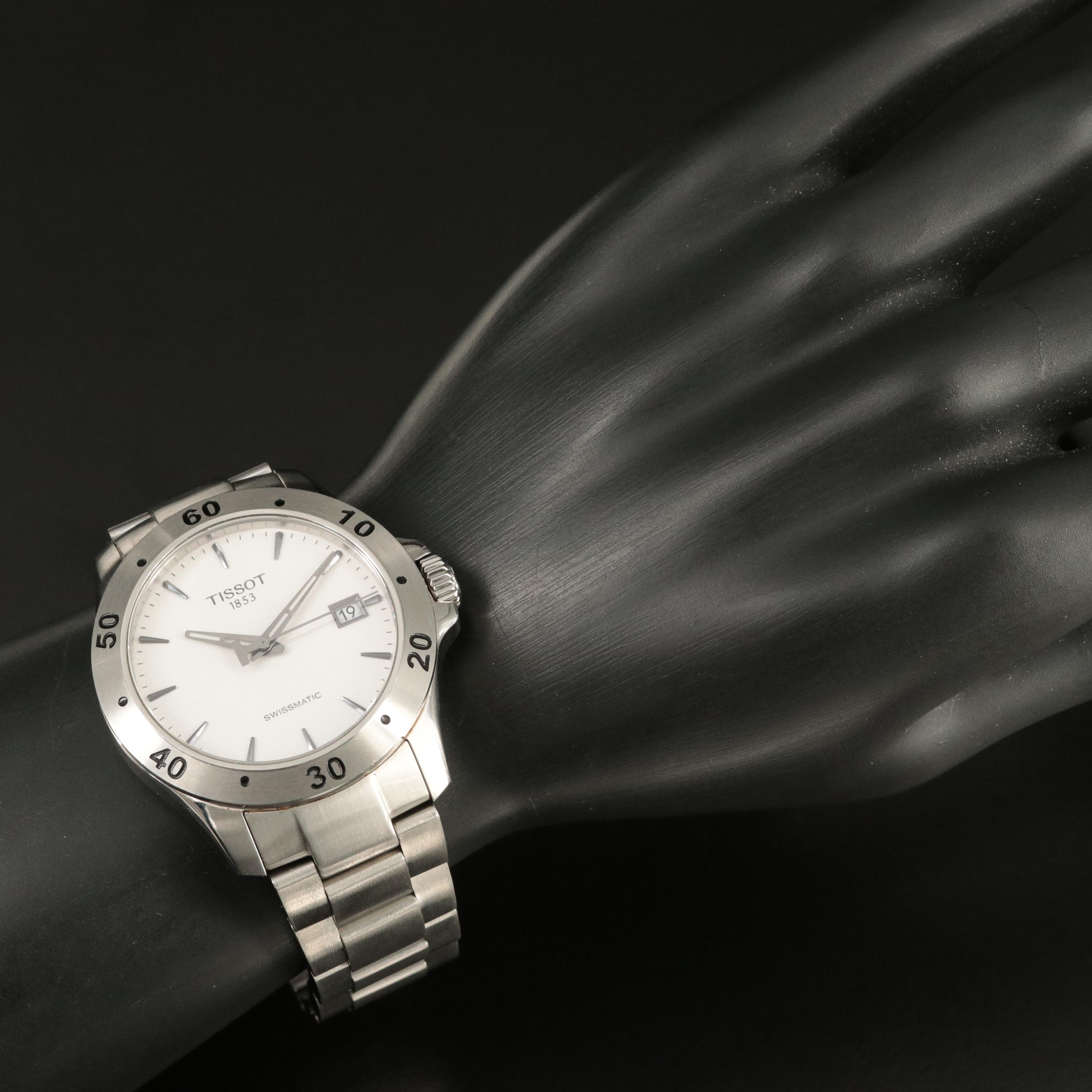 Tissot V8 Swissmatic Stainless Steel Watch