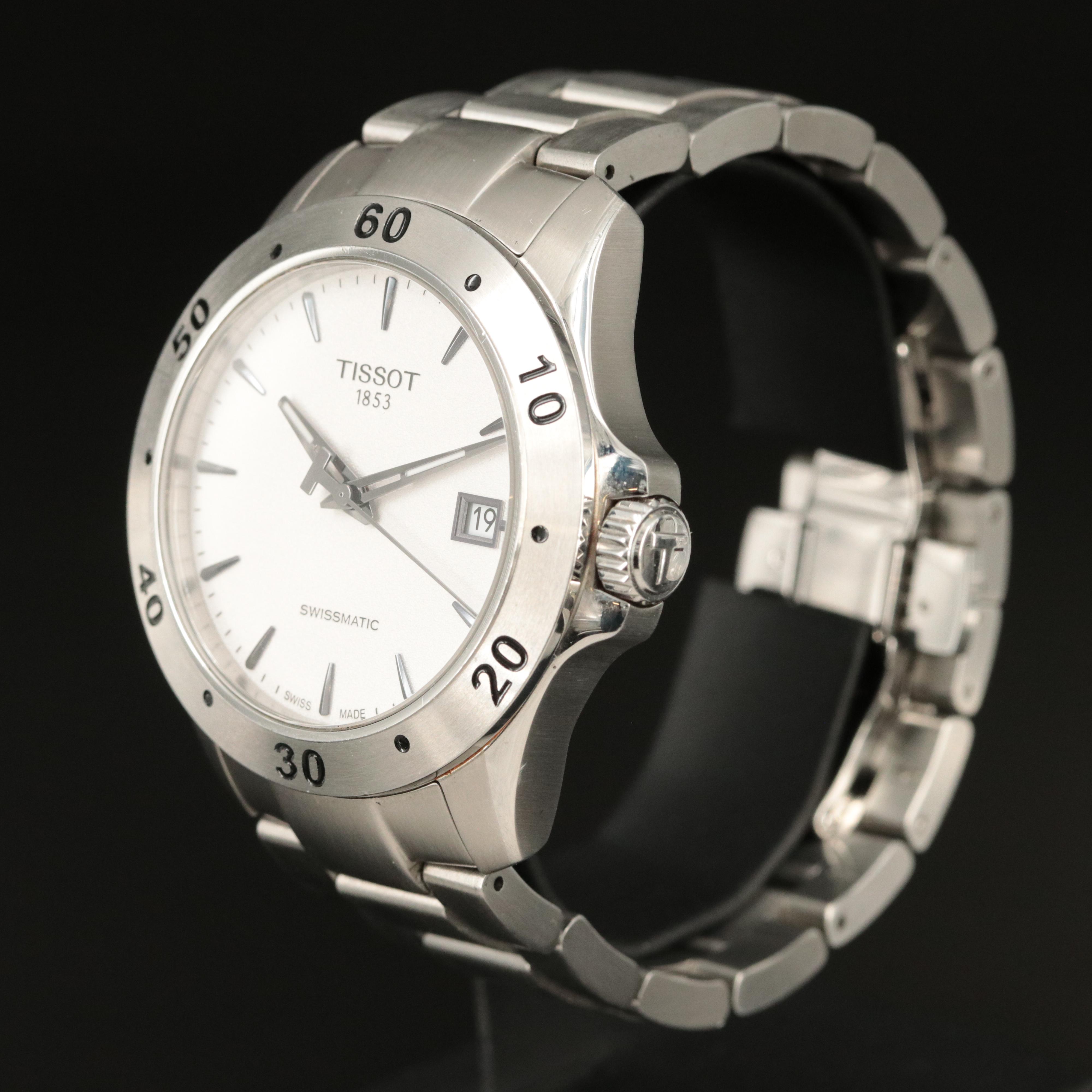 Tissot V8 Swissmatic Stainless Steel Watch