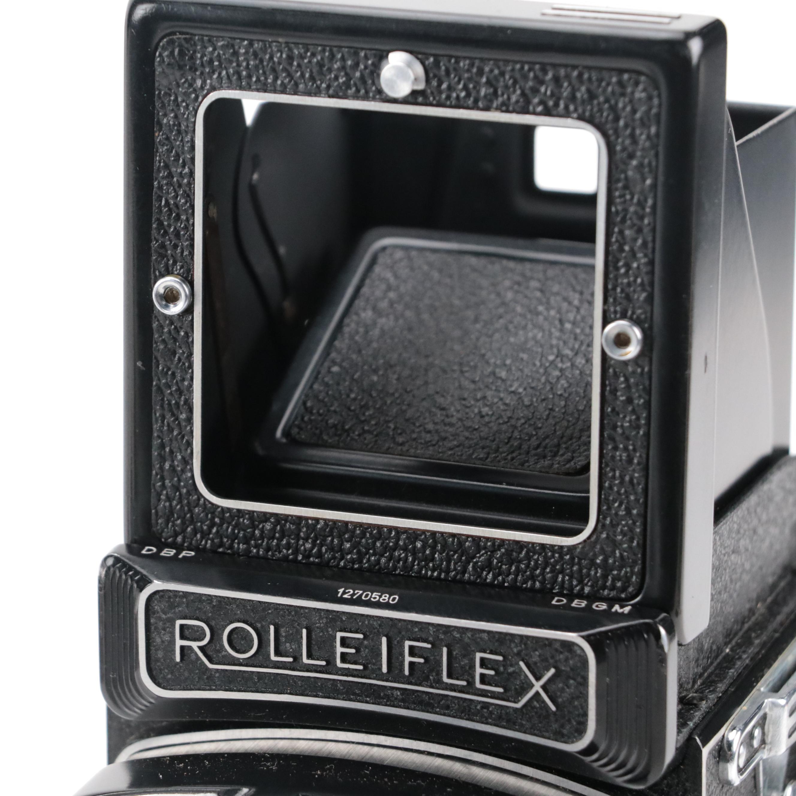 Rollei Rolleiflex Camera with Leather Case
